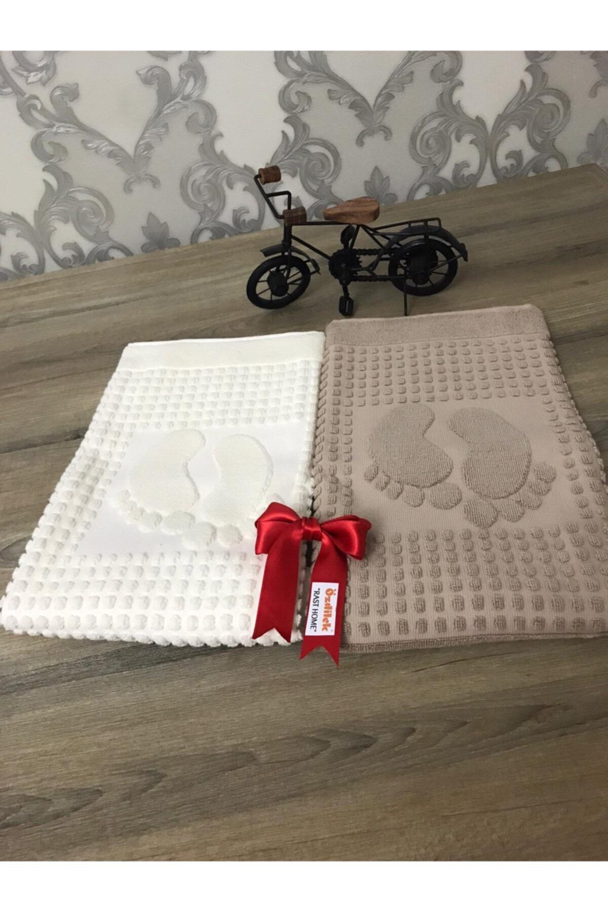 Özdilek Banyo Ayak Havlusu 2li - Krem - Bej