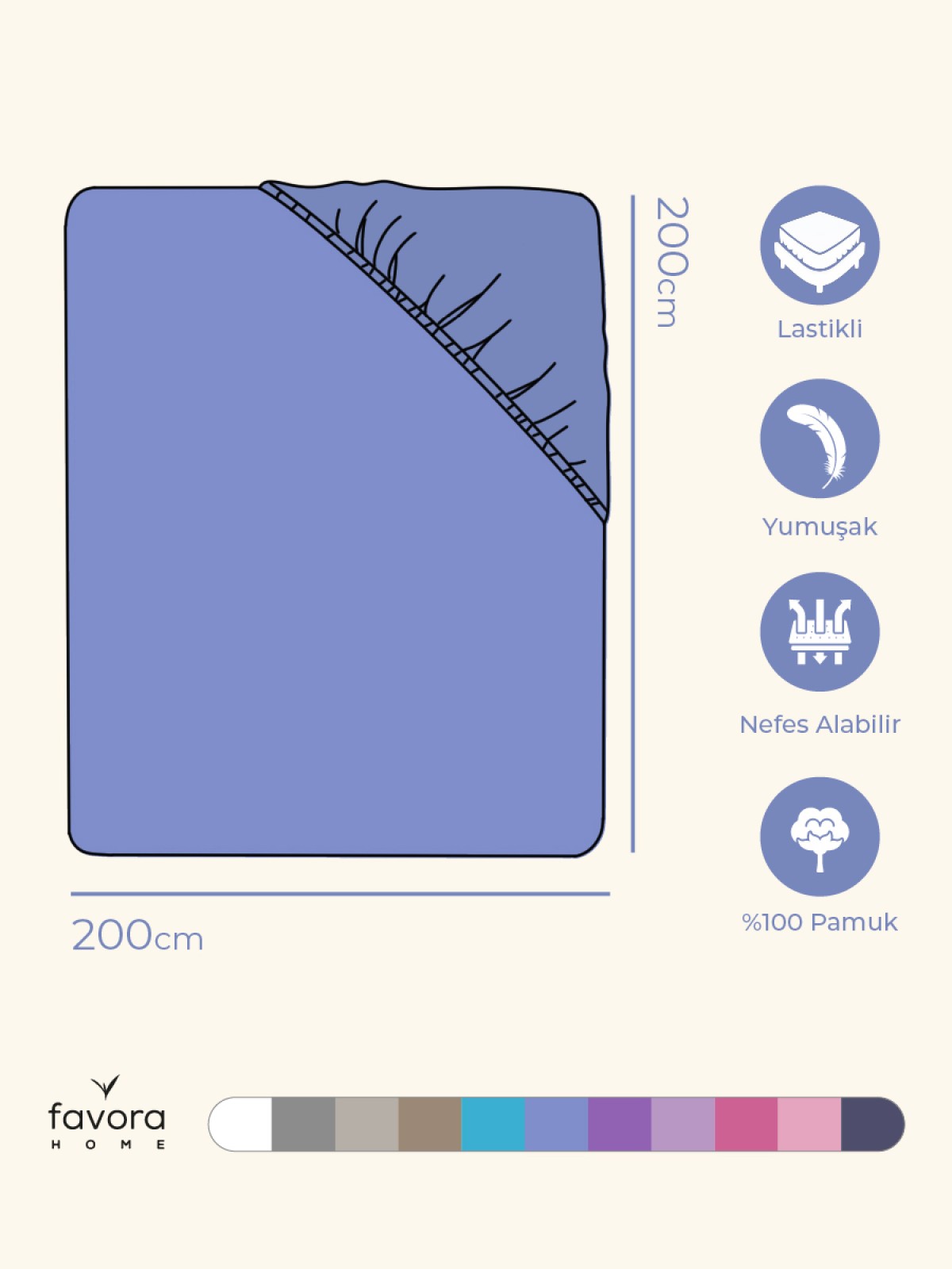 Battal Boy Lastikli Penye Çarşaf Battal Boy Lastikli Penye Çarşaf