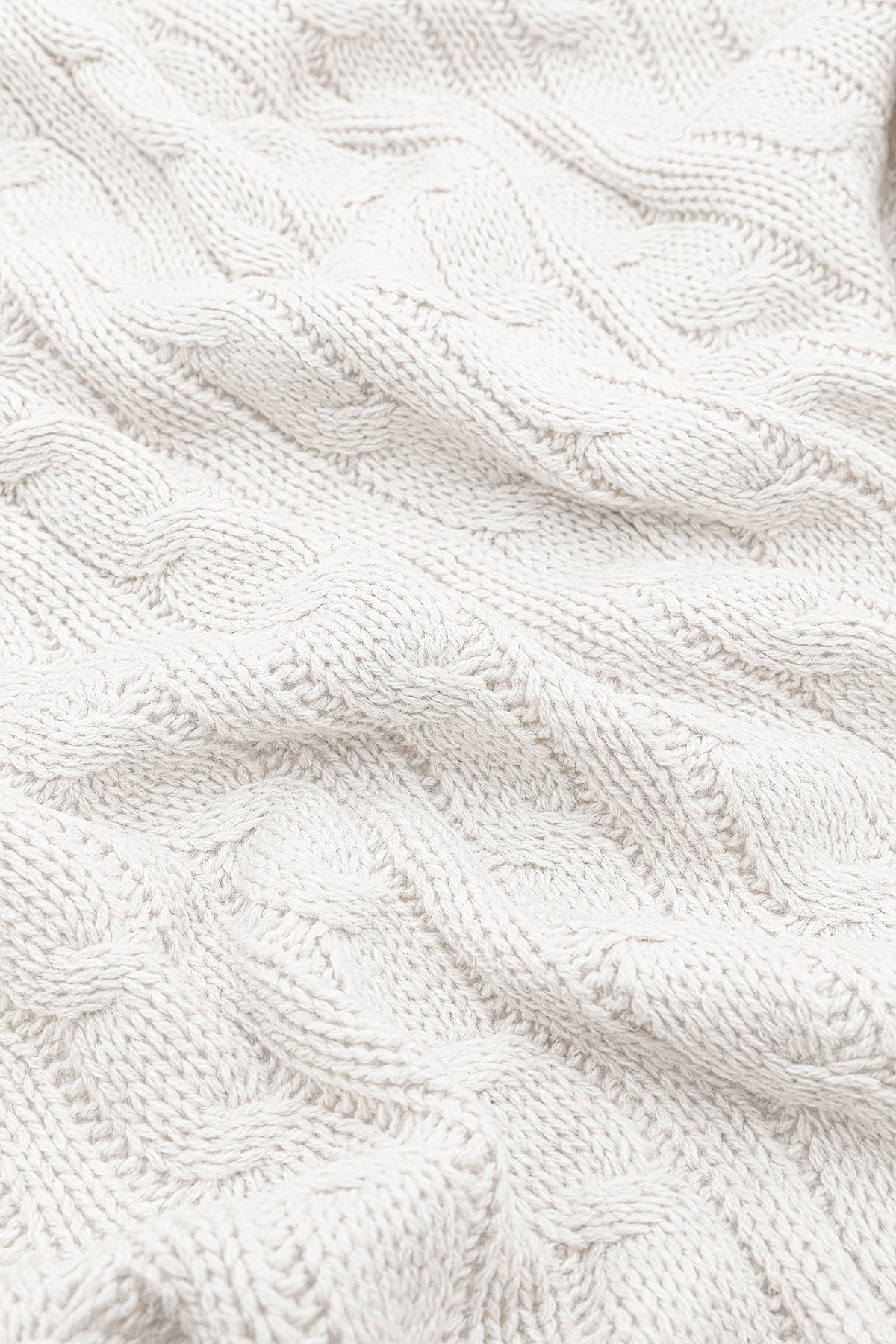 Biocotton Triko Ponponlu Tv Battaniyesi - Krem Biocotton Triko Ponponlu Tv Battaniyesi - Krem