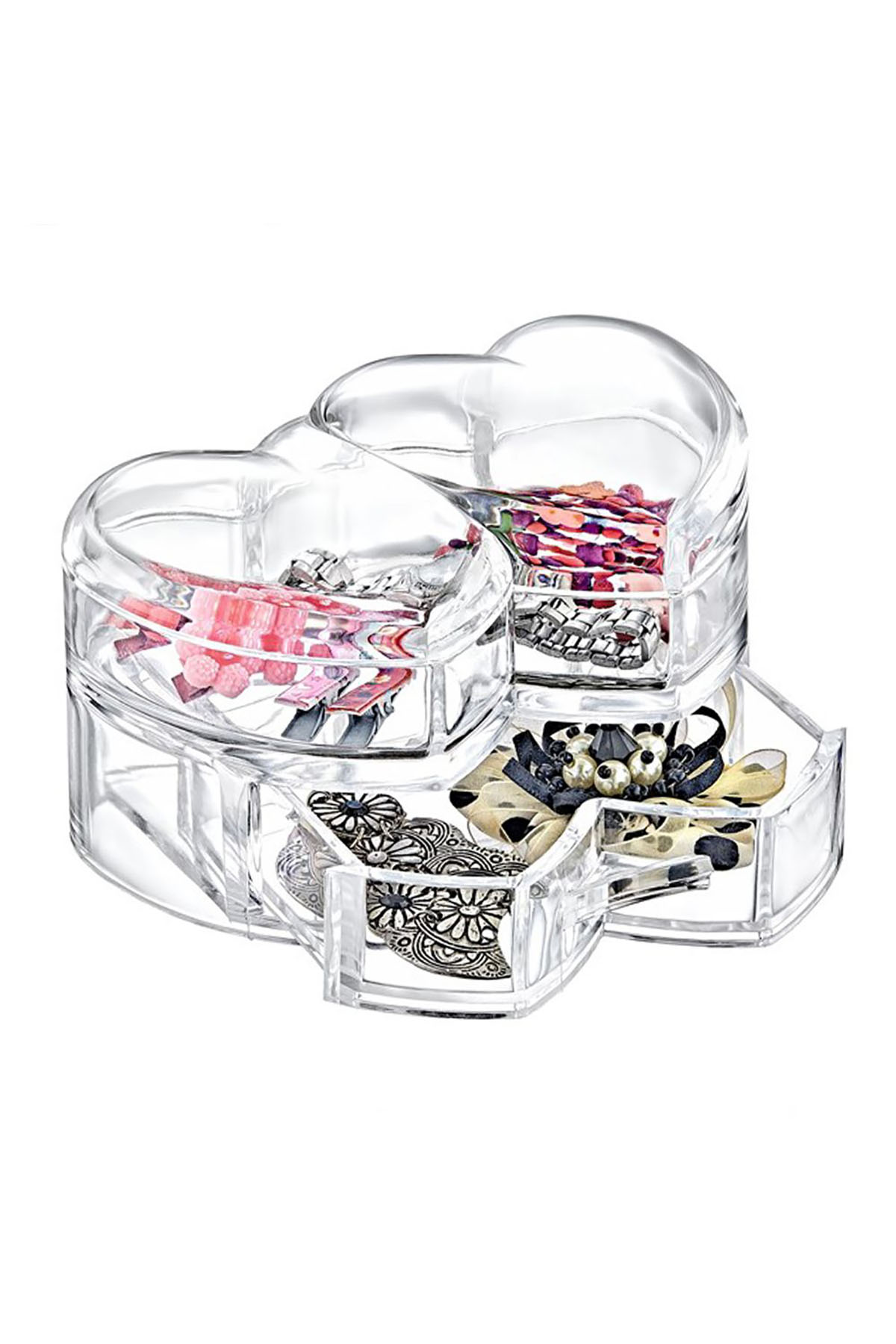 Boxup FT-009 6839 Kalp Kapaklı Mücevher Kutusu Boxup FT-009 6839 Kalp Kapaklı Mücevher Kutusu