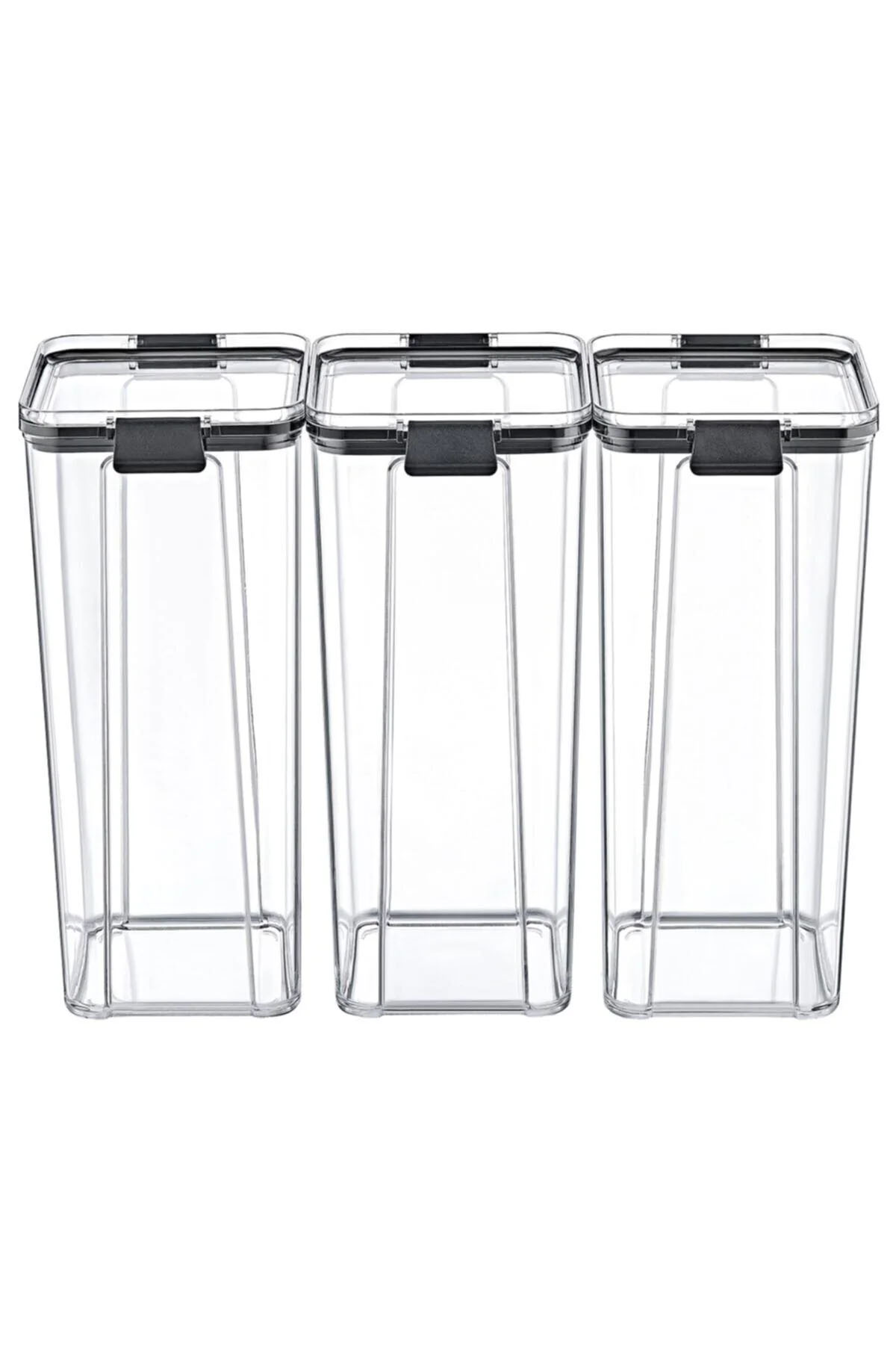Boxup FT-107 Kilitli Saklama Kabı 3Lü Set (1800 Ml.X3)