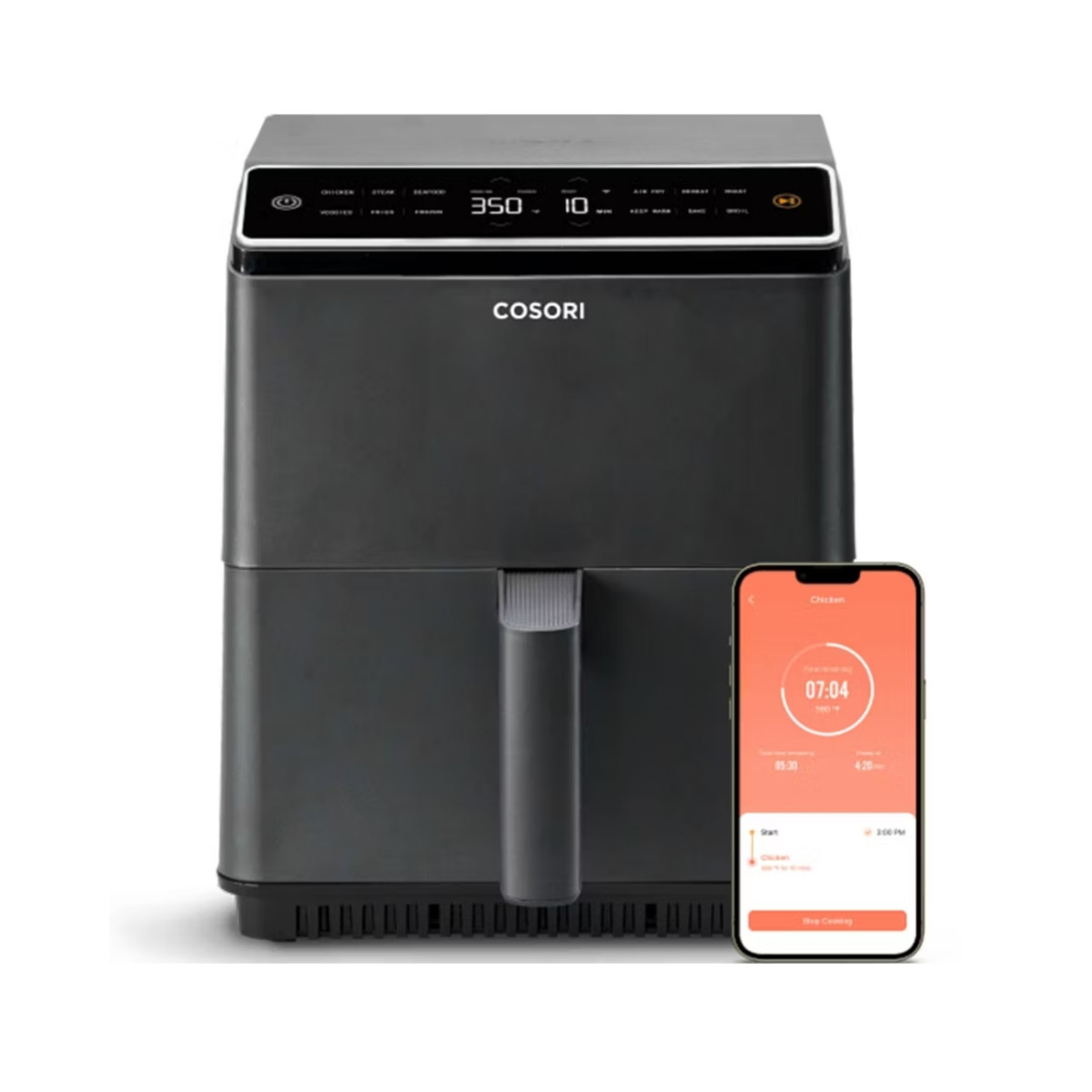 Cosori Air Fryer Büyük Boy  P583S - Siyah