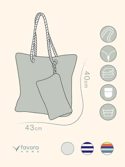 Cüzdan Hediyeli Kadın Plaj Çantası - Krem Cüzdan Hediyeli Kadın Plaj Çantası - Krem