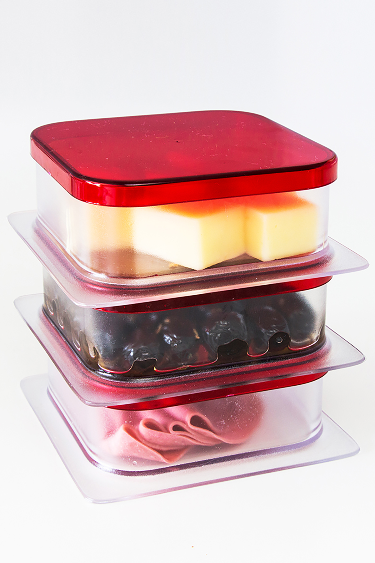 DecoBella 3'lü Kapaklı Kahvaltı Seti 81133 - Şeffaf