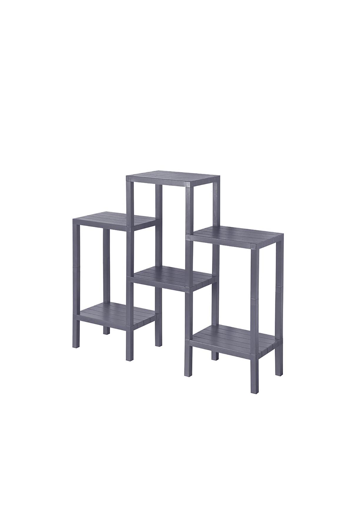 DecoBella Antrasit 6'lı Modüler Raf 81501 - Antrasit