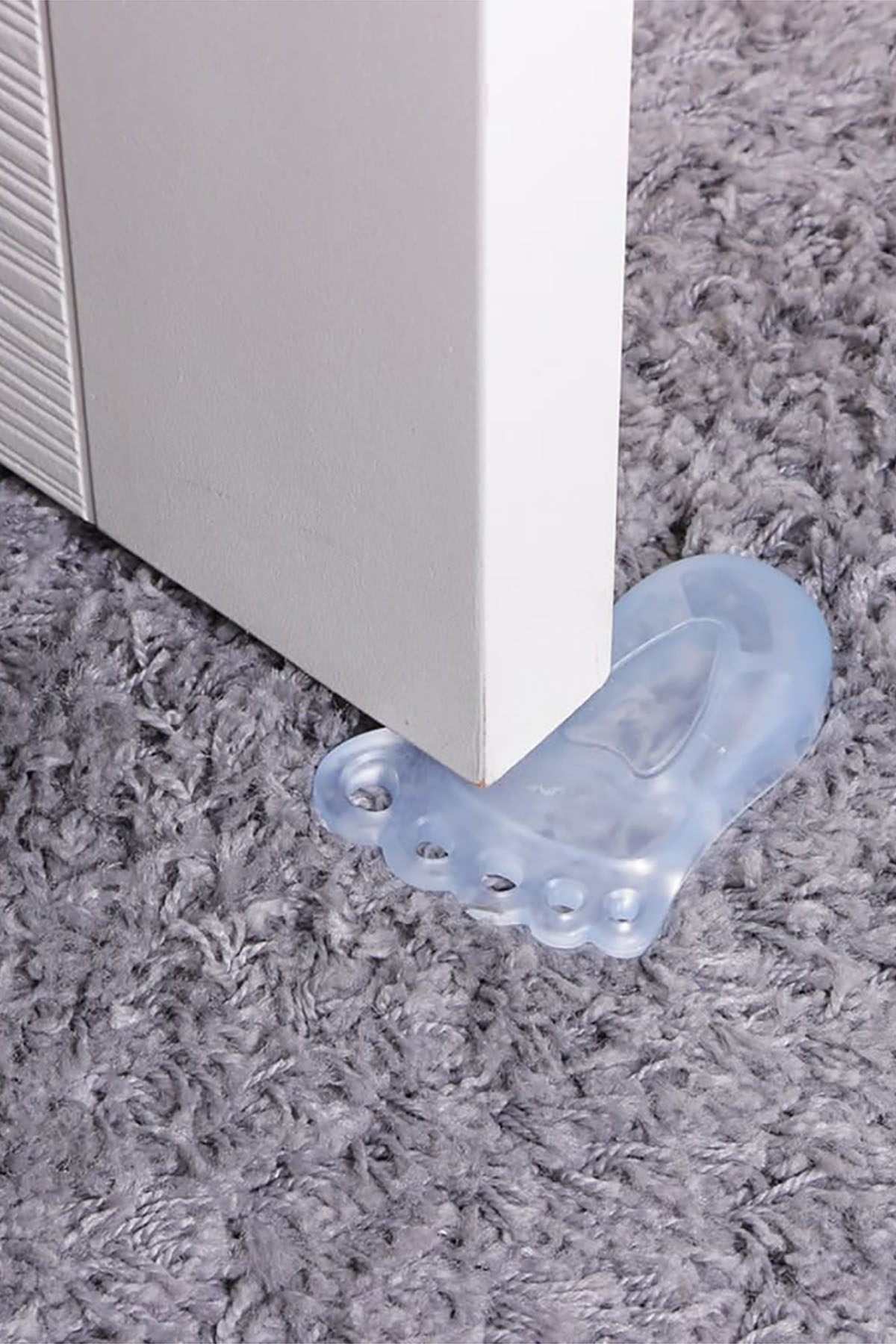 DecoBella Ayak Şekilli Kapı Stoperi 94160 - Şeffaf DecoBella Ayak Şekilli Kapı Stoperi 94160 - Şeffaf