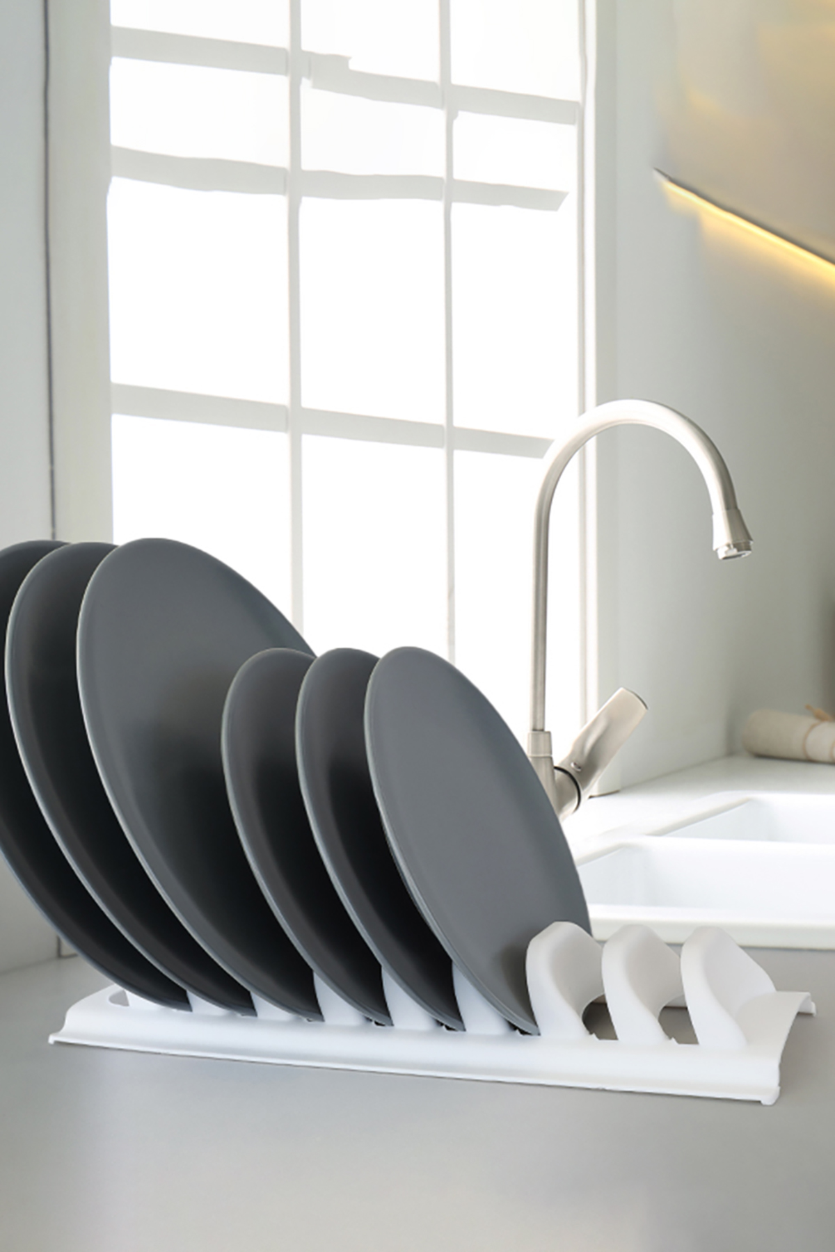 DecoBella Tabaklık 8 Gözlü 50846 - Beyaz