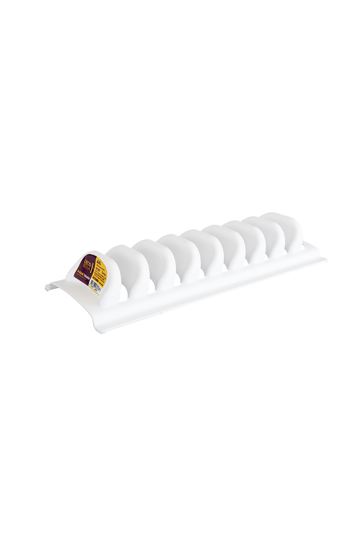 DecoBella Tabaklık 8 Gözlü 50846 - Beyaz