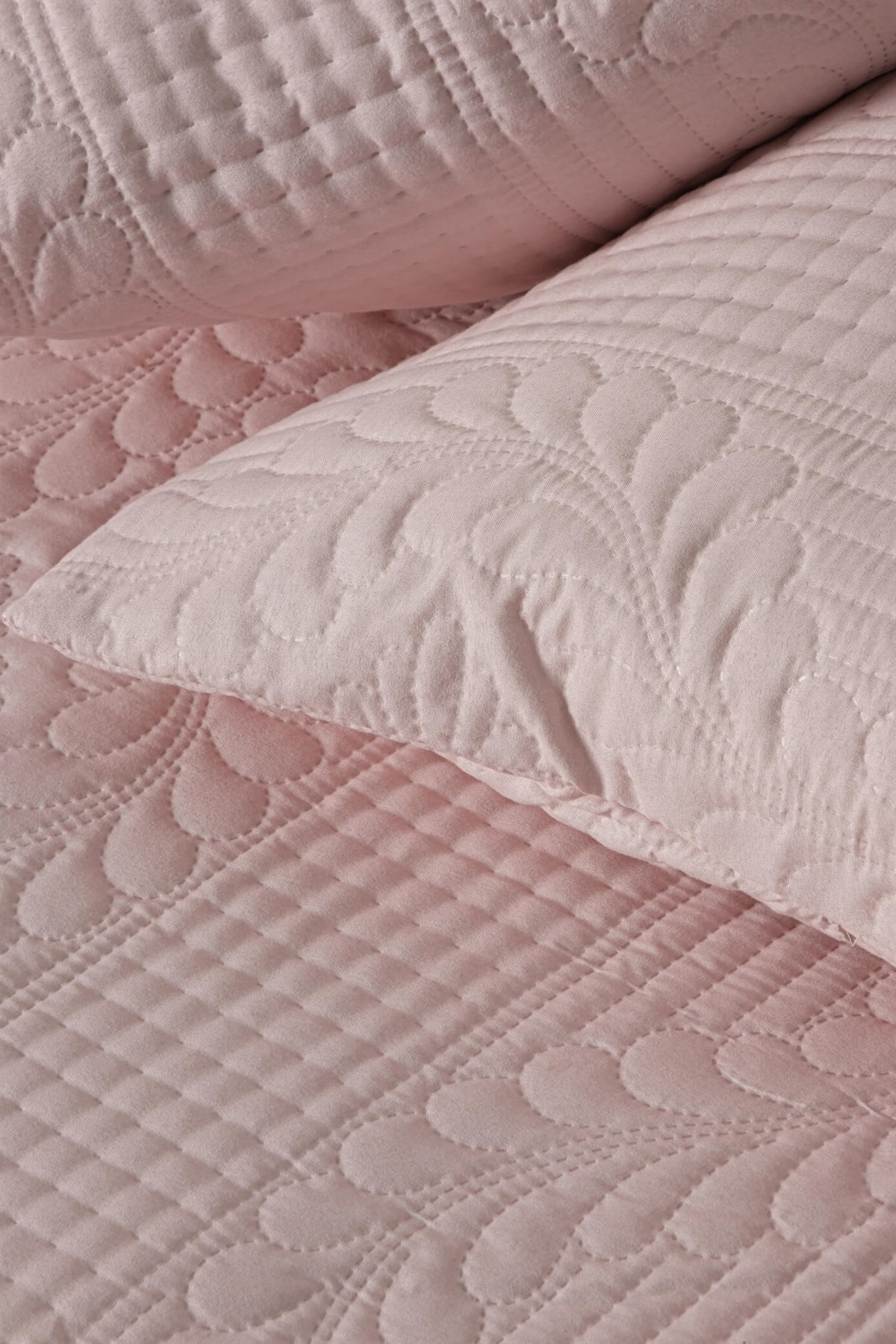 Elif Jumbo Soft Çift Kişilik Yatak Örtüsü Takımı - Pudra
