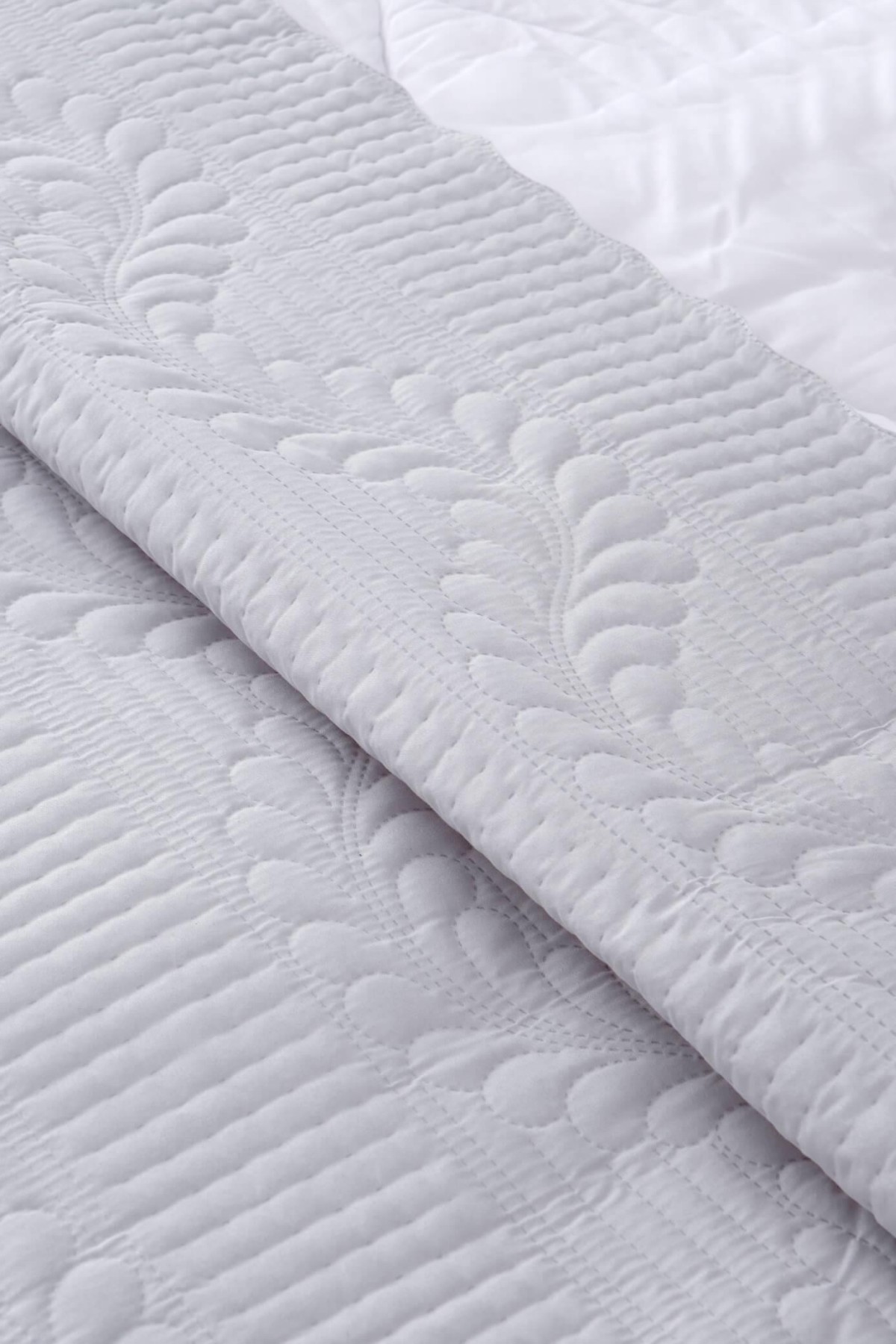 Elif Jumbo Soft Tek Kişilik Yatak Örtüsü Takımı - Gri
