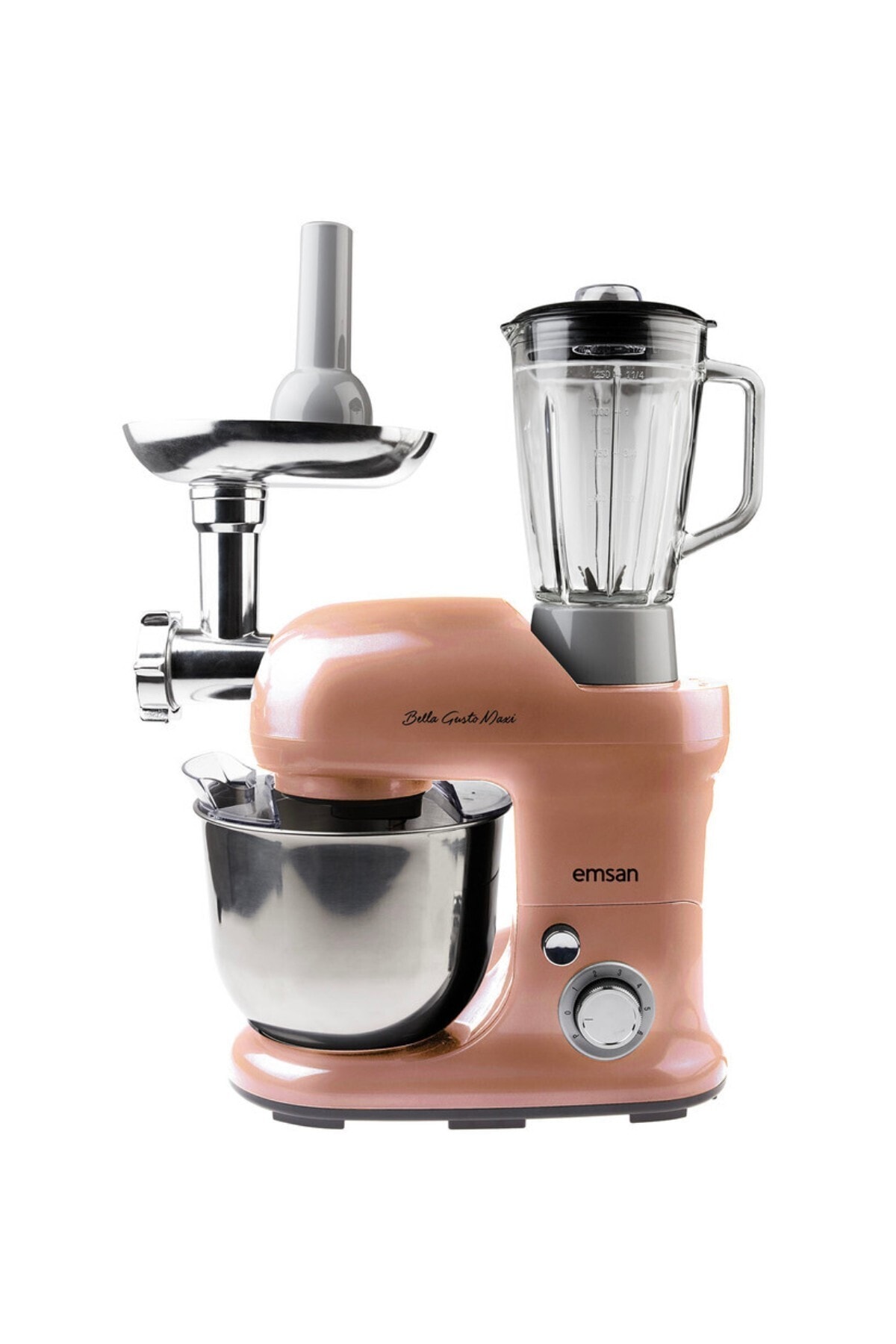 Emsan Bella Gusto Maxi 1300W Stand Mikser Golden Pink EMS-130002 Emsan Bella Gusto Maxi 1300W Stand Mikser Golden Pink EMS-130002