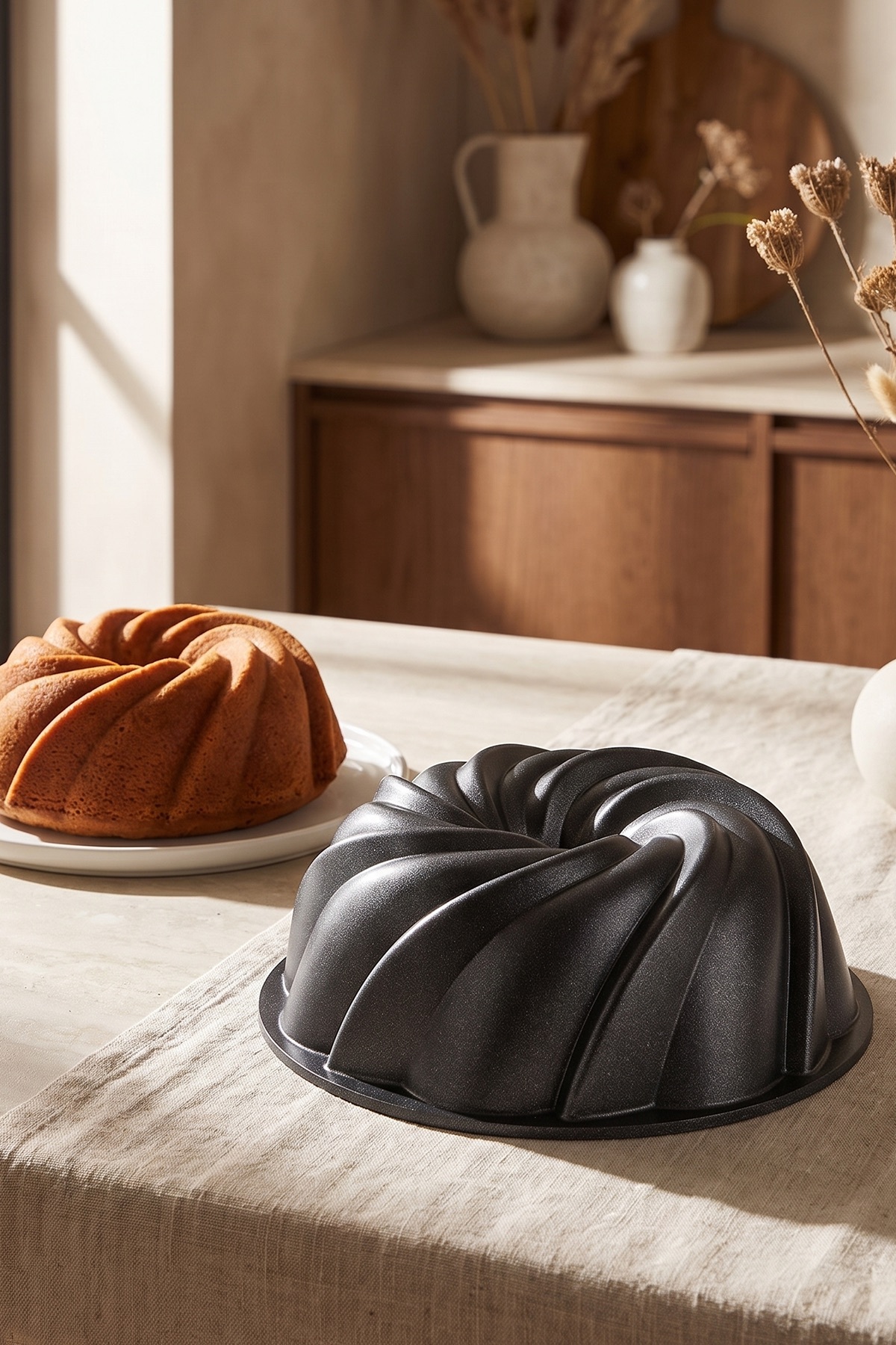 Emsan Black Shiny Cake Kek Kalıbı