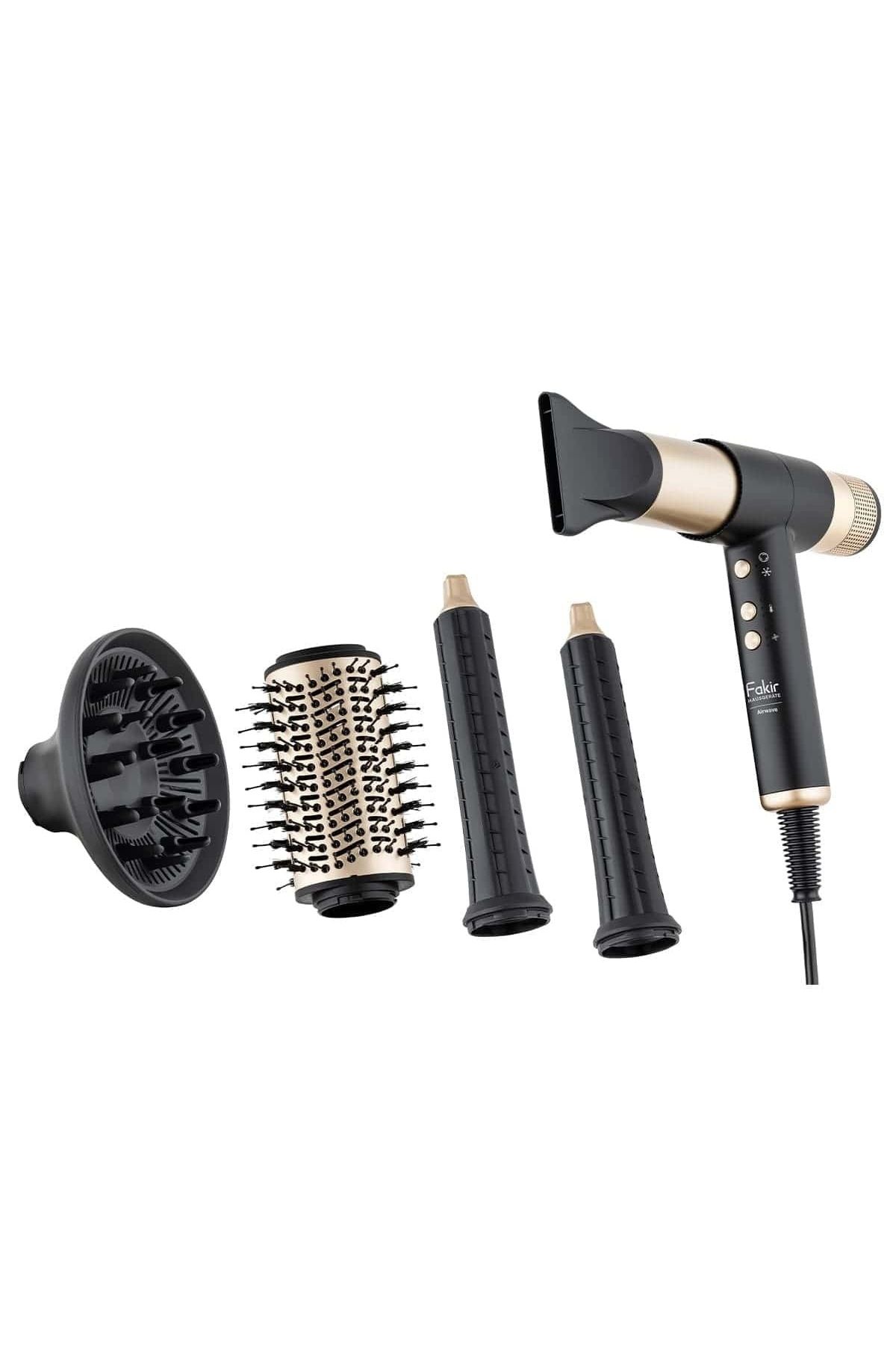 Fakir Airwave Saç Şekillendirici Set - Gold