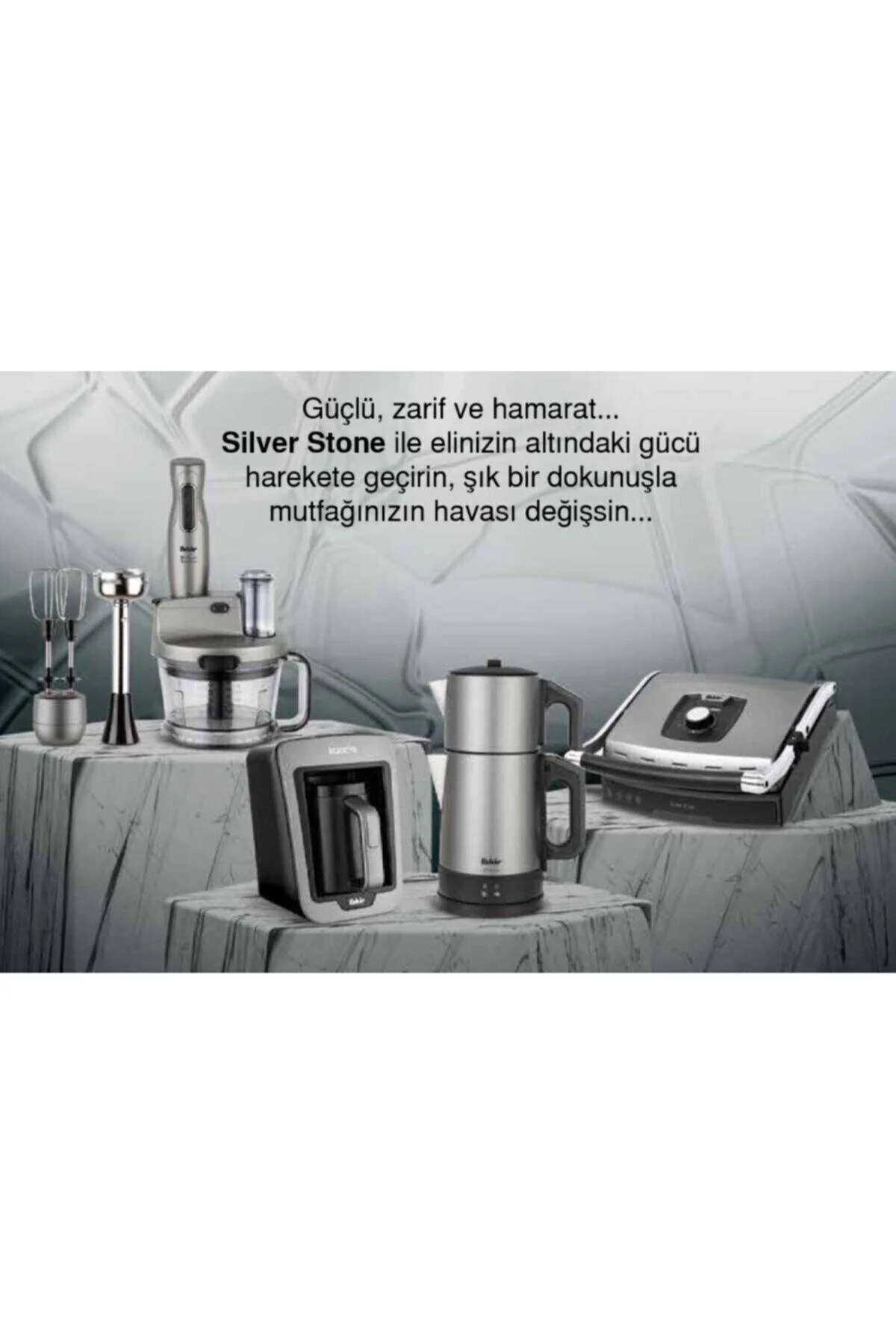 Fakir Silver Stone Serisi Paket - Gri Fakir Silver Stone Serisi Paket - Gri