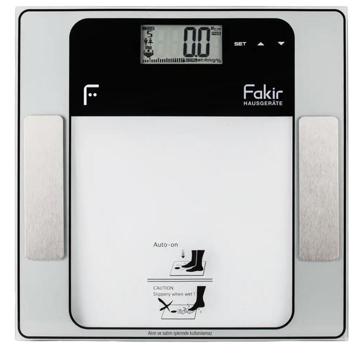 Fakir Hercules Vücut Analiz Baskülü - Siyah Fakir Hercules Vücut Analiz Baskülü - Siyah