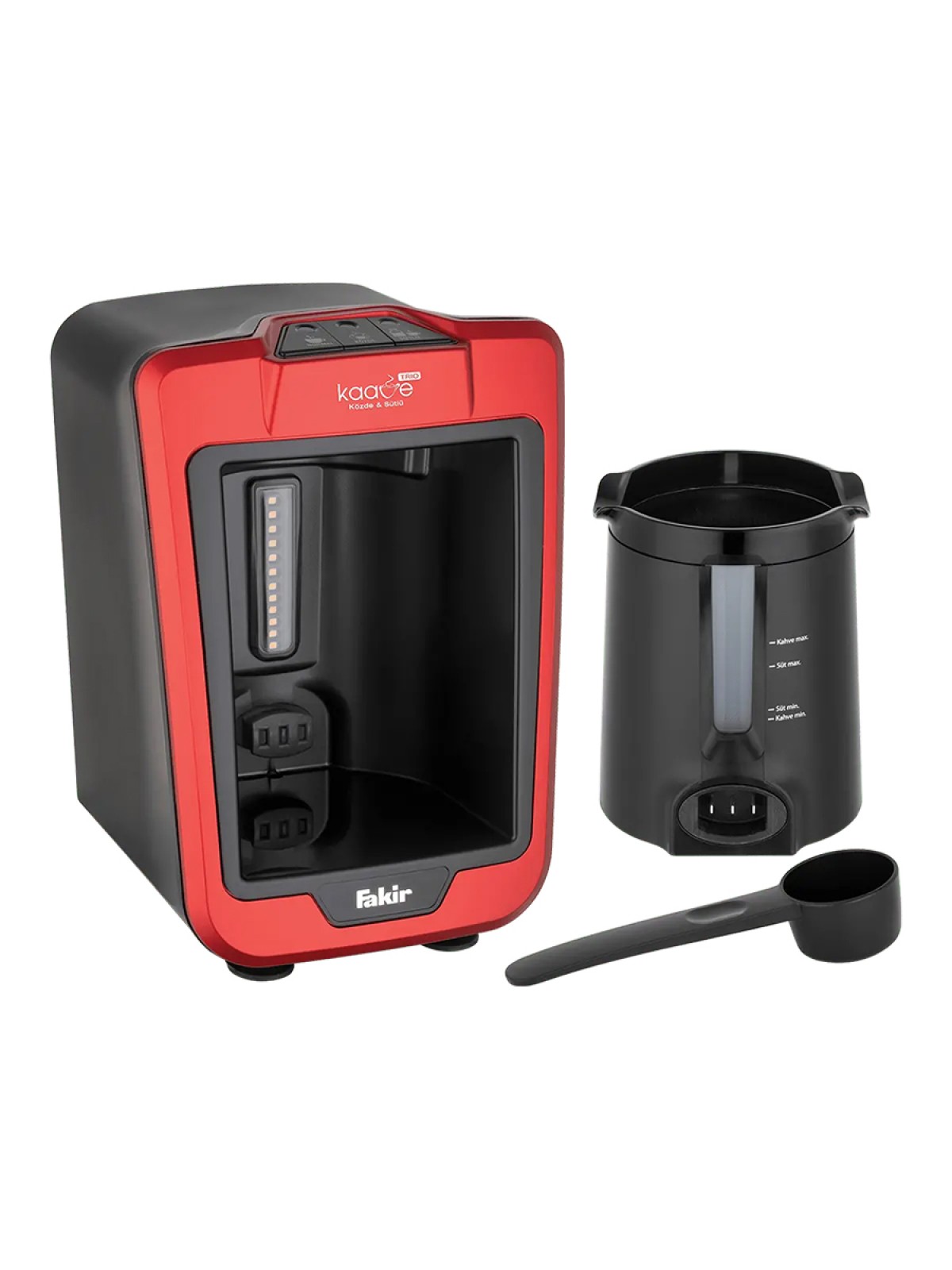 Fakir Kaave Trio Közde & Sütlü Türk Kahvesi Makinesi - Rouge Fakir Kaave Trio Közde & Sütlü Türk Kahvesi Makinesi - Rouge