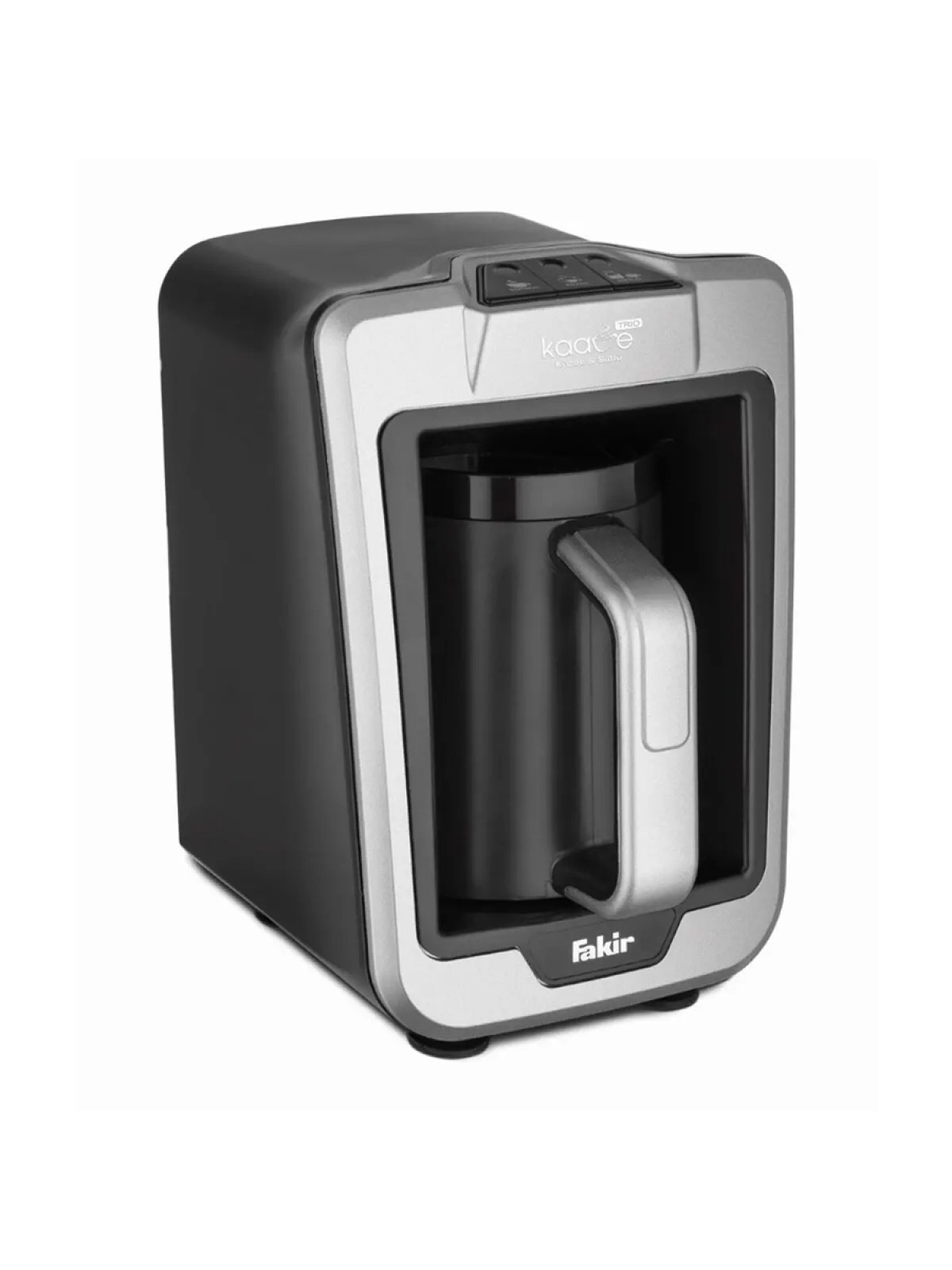 Fakir Kaave Trio Közde & Sütlü Türk Kahvesi Makinesi - Silver Stone Fakir Kaave Trio Közde & Sütlü Türk Kahvesi Makinesi - Silver Stone