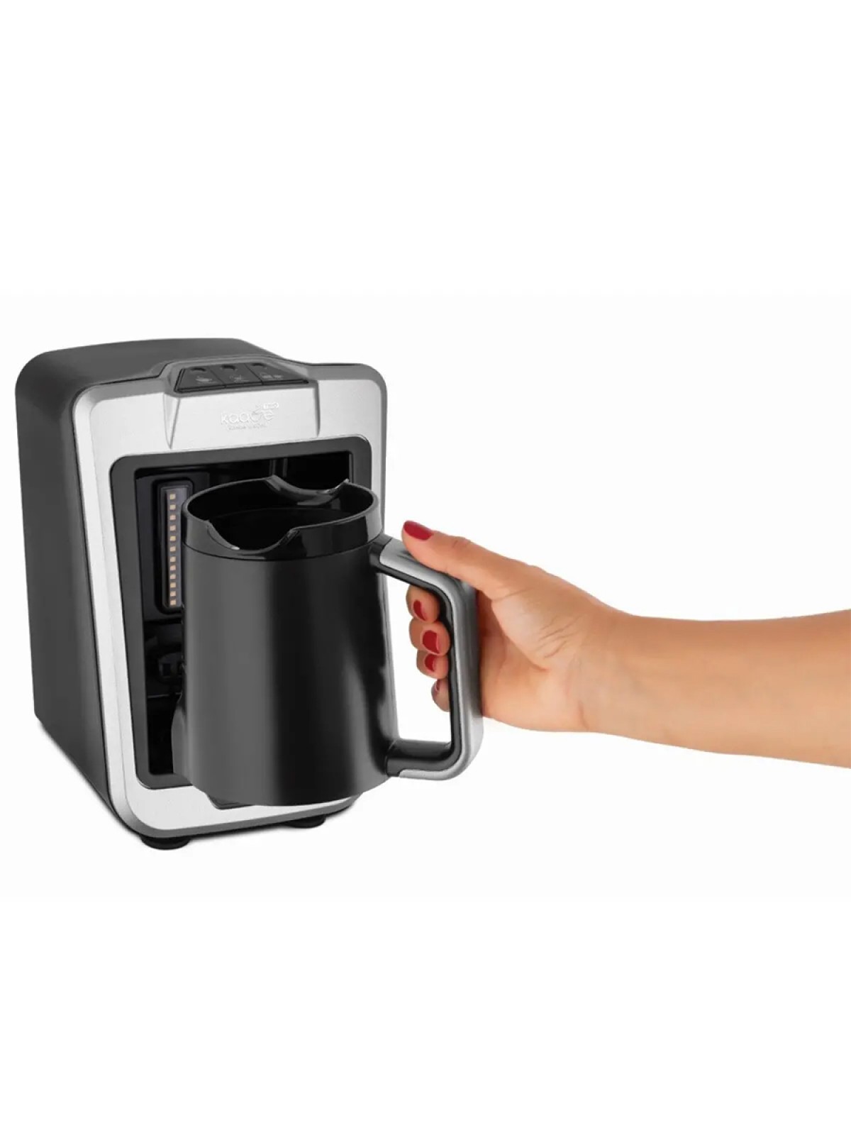 Fakir Kaave Trio Közde & Sütlü Türk Kahvesi Makinesi - Silver Stone Fakir Kaave Trio Közde & Sütlü Türk Kahvesi Makinesi - Silver Stone