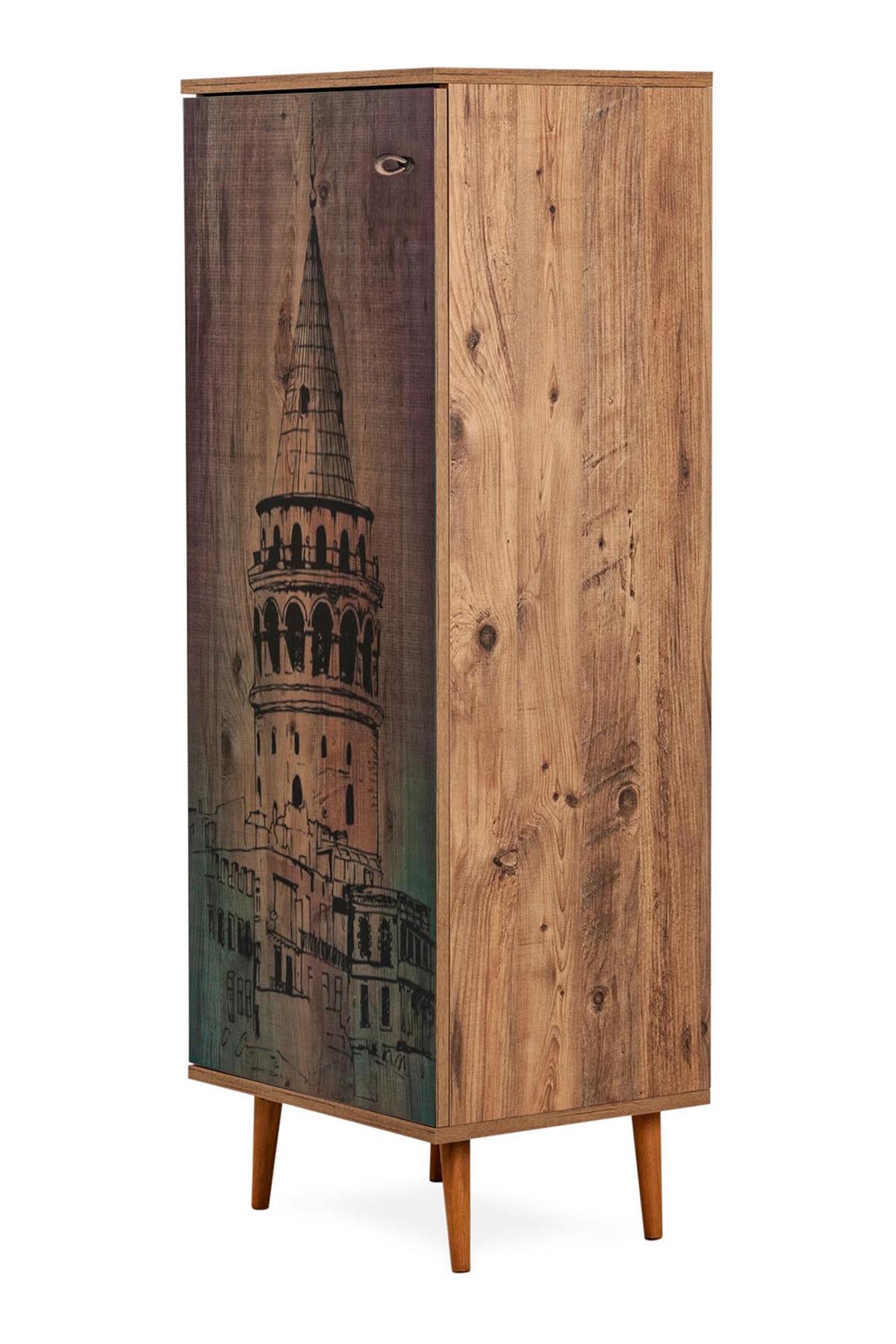 Favora Arton Galata Kulesi Çok Amaçlı Dolap - Atlantik Çam