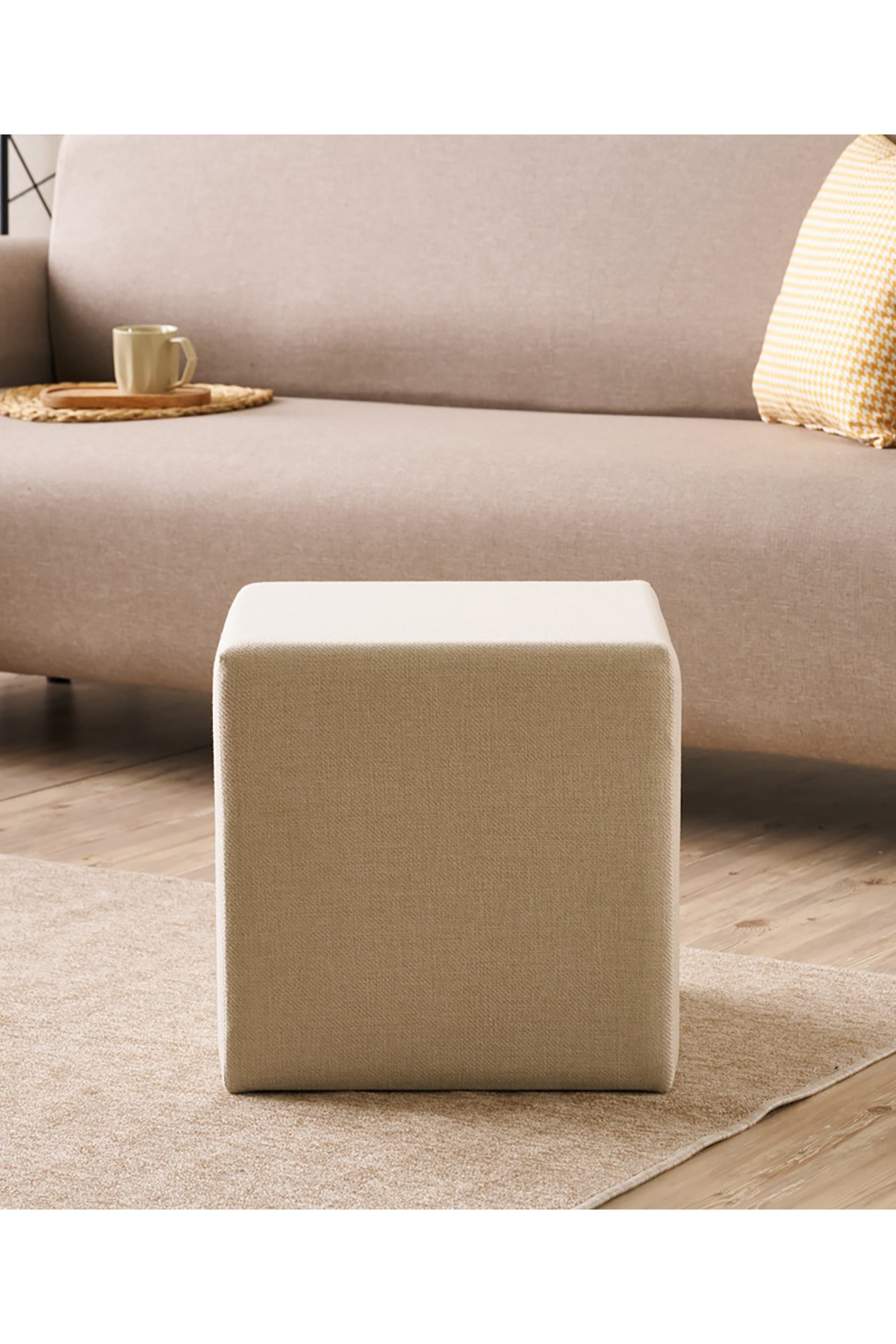 Favora Asos Puf - Bej