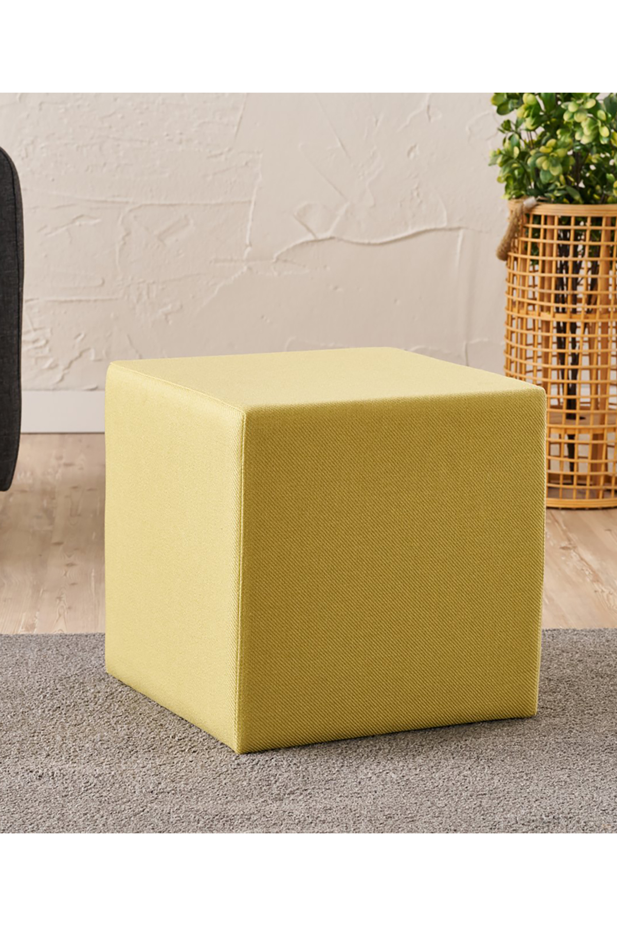 Favora Asos Puf - Sarı