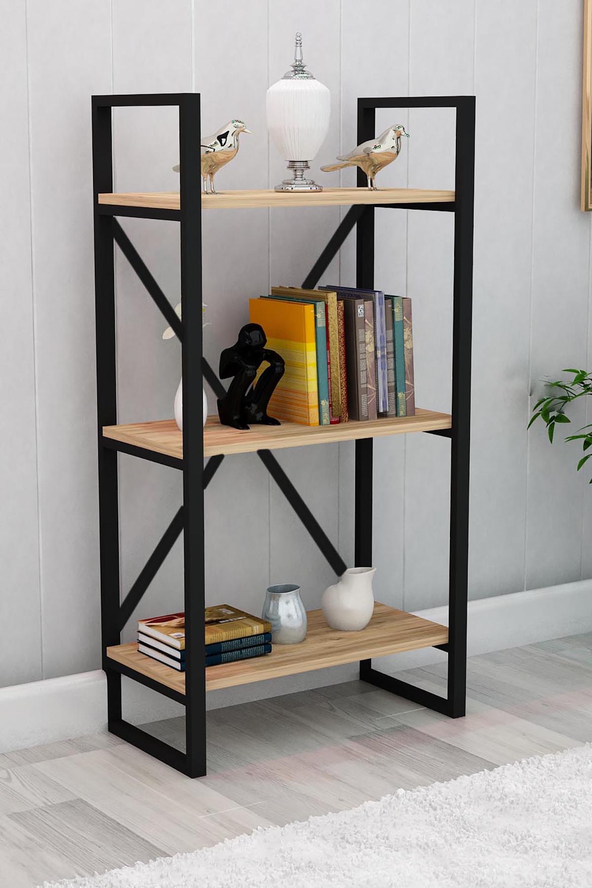 Favora Athens 3 Raflı Kitaplık - Metal Favora Athens 3 Raflı Kitaplık - Metal