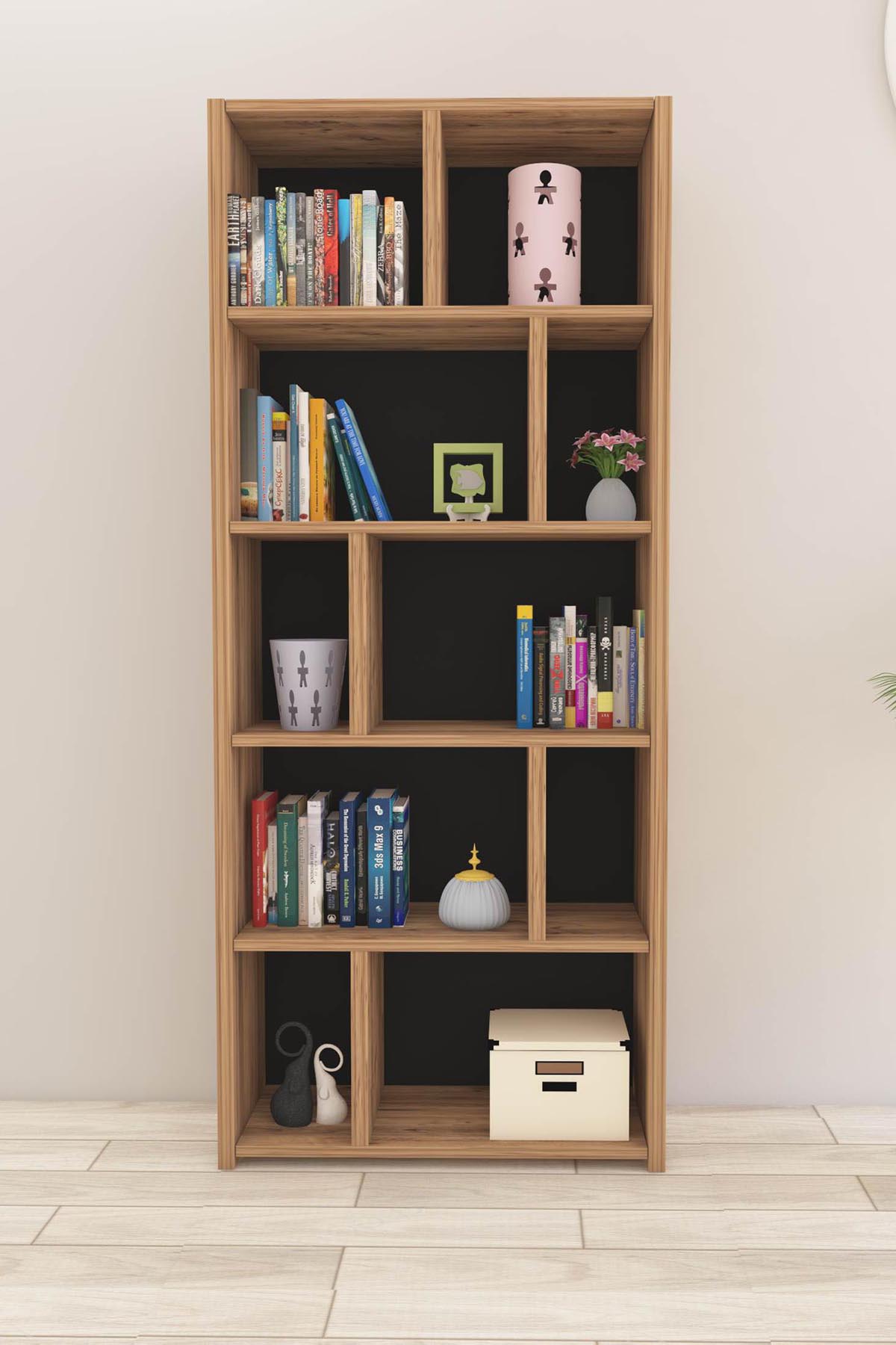 Favora Ayça 10 Gözlü Kitaplık - Atlantik Çam Favora Ayça 10 Gözlü Kitaplık - Atlantik Çam