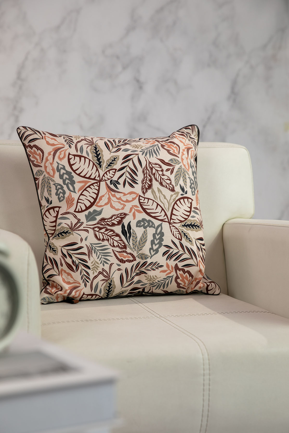 Favora Bahar Yeli Kırlent 43x43 cm - Kiremit