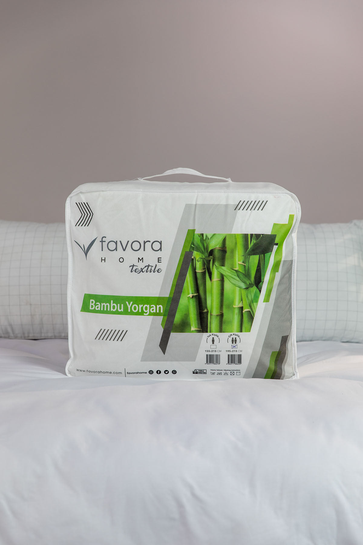 Favora Bambu Çift Kişilik Yorgan 195x215 Favora Bambu Çift Kişilik Yorgan 195x215
