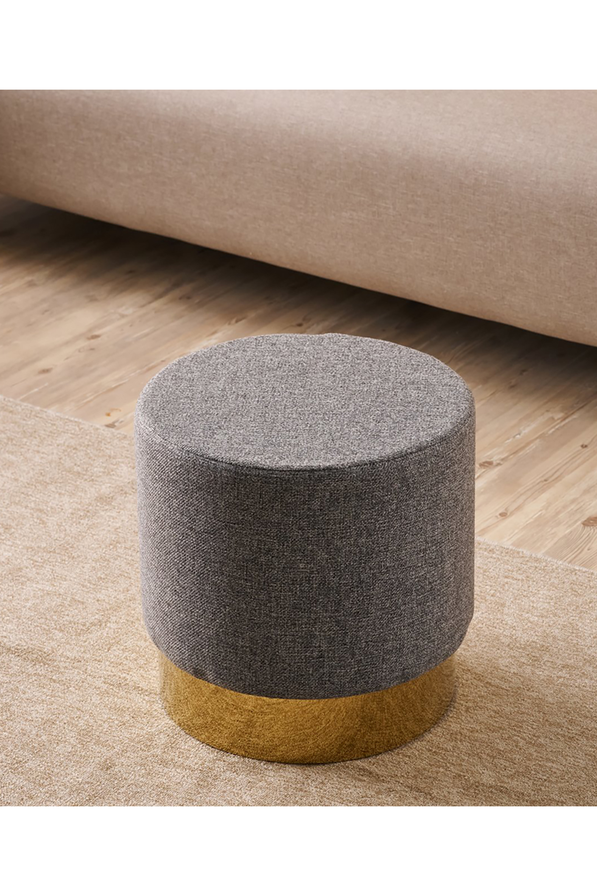 Favora Bodrum Puf - Antrasit