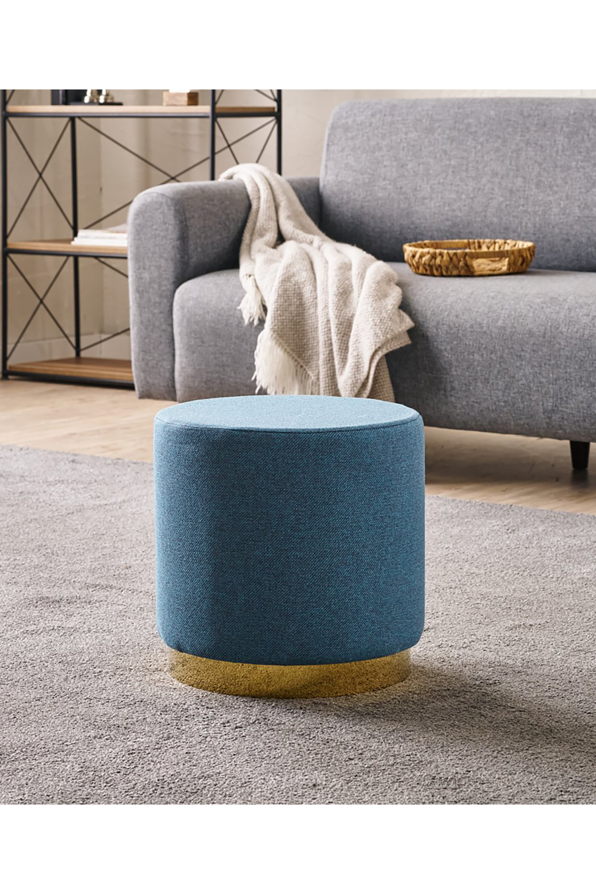 Favora Bodrum Puf - Mavi