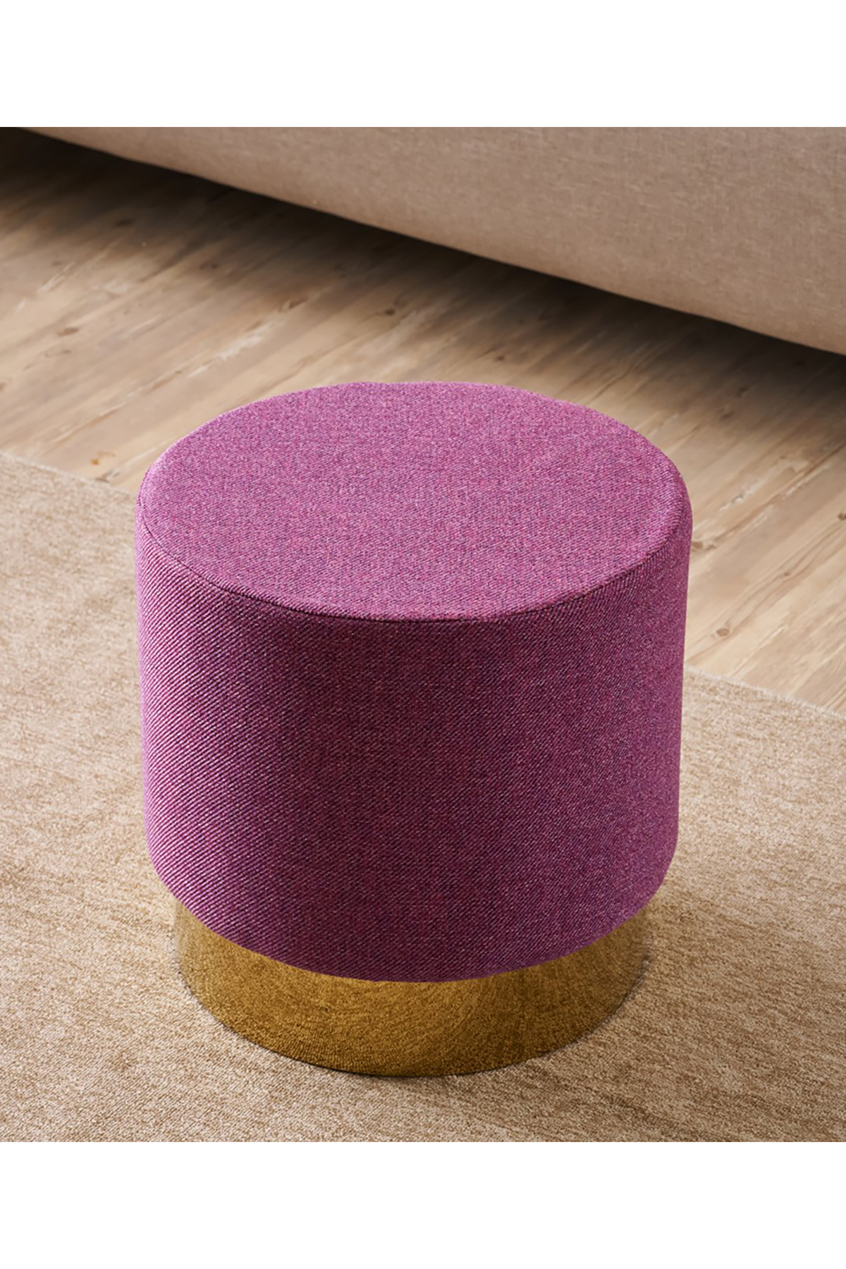 Favora Bodrum Puf - Mürdüm