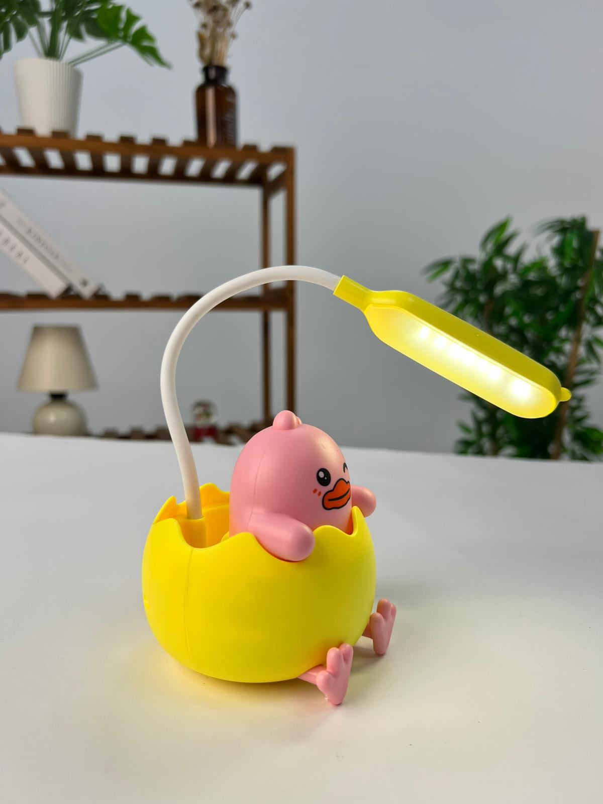 Favora Civcivli Masa Üstü Çocuk Lambası - Pembe Favora Civcivli Masa Üstü Çocuk Lambası - Pembe