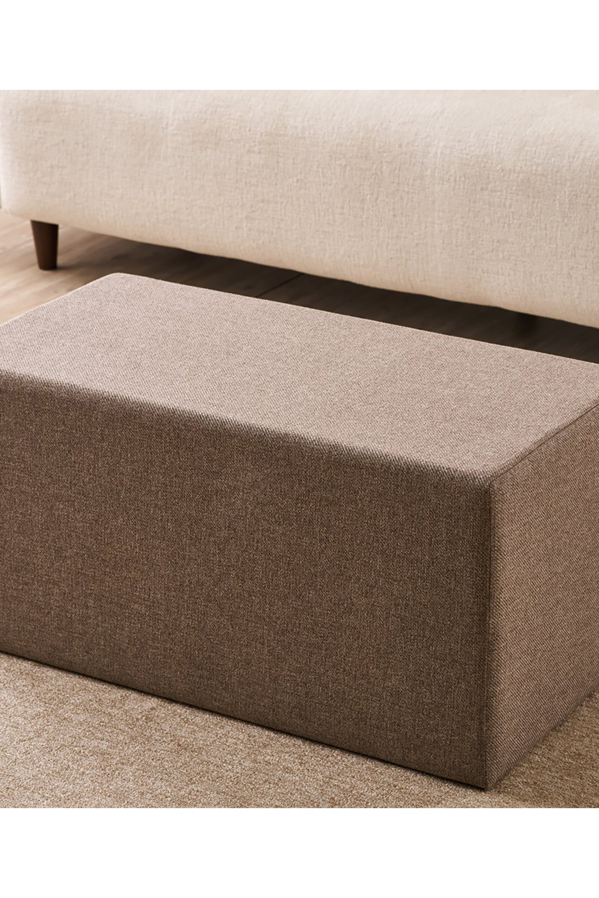 Favora Demre Puf - Kahverengi