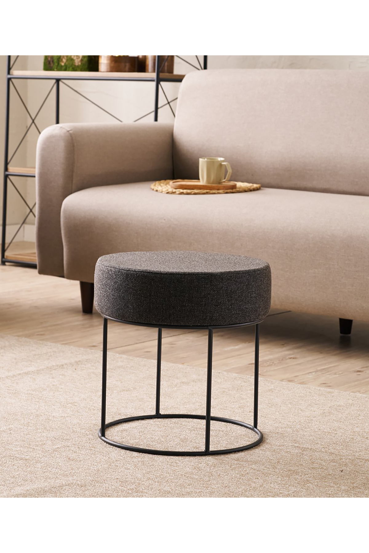 Favora Didim Puf - Füme