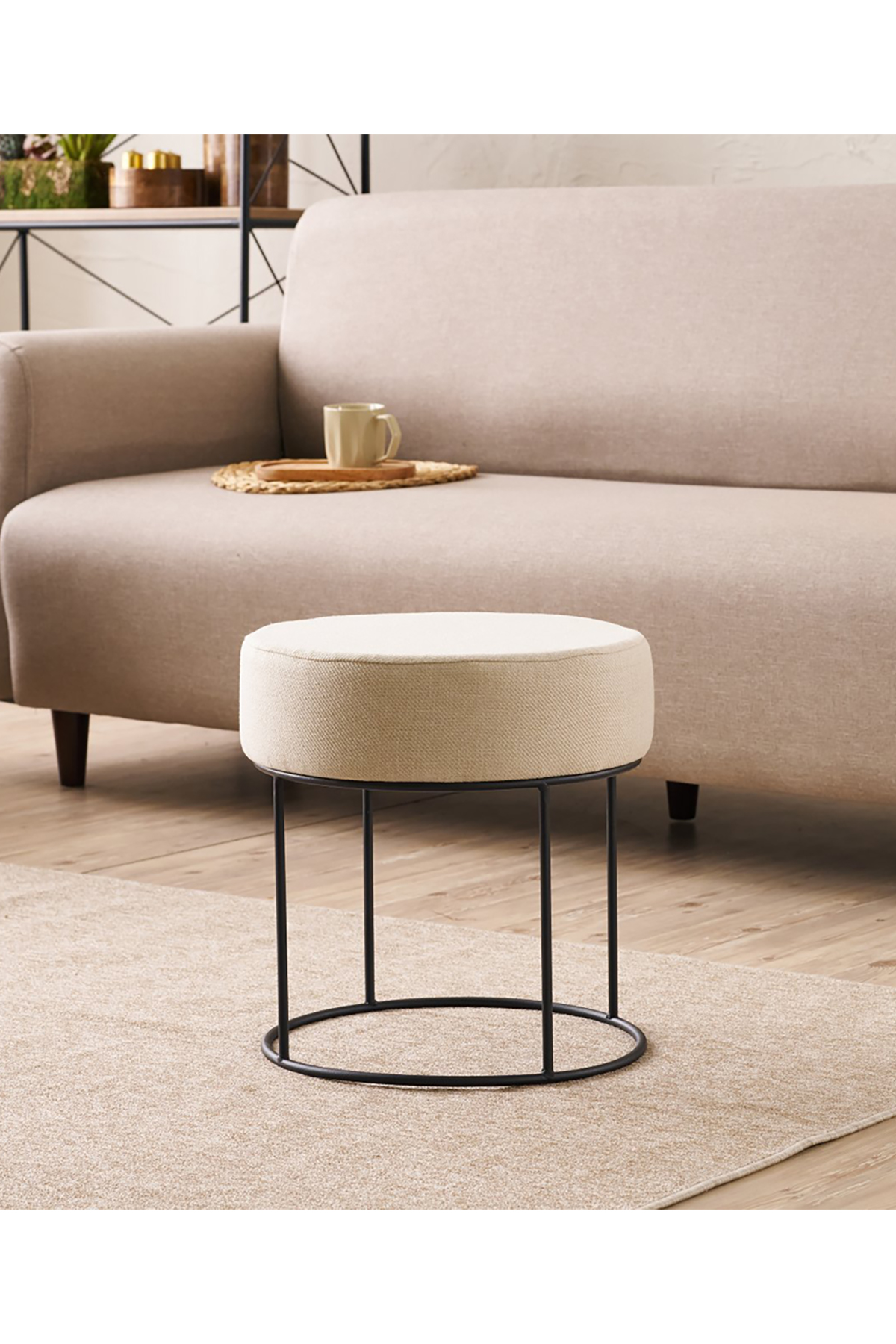 Favora Didim Puf - Krem