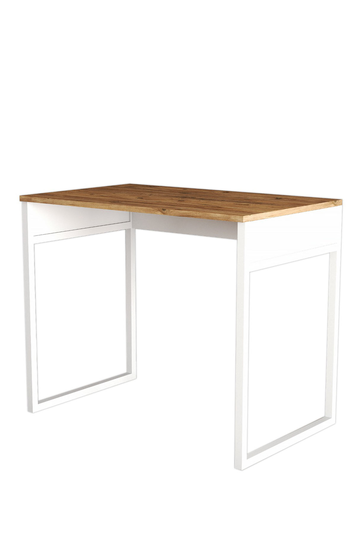 Favora Dunga Metal Ayaklı Çalışma Masası - Atlantik Çam - Beyaz Favora Dunga Metal Ayaklı Çalışma Masası - Atlantik Çam - Beyaz