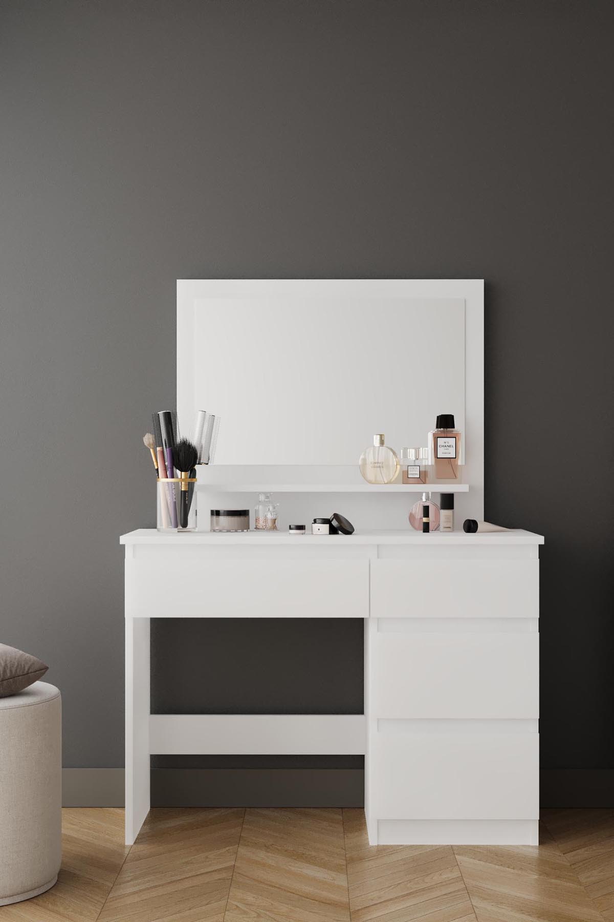 Favora Helin Makyaj Masası - Beyaz