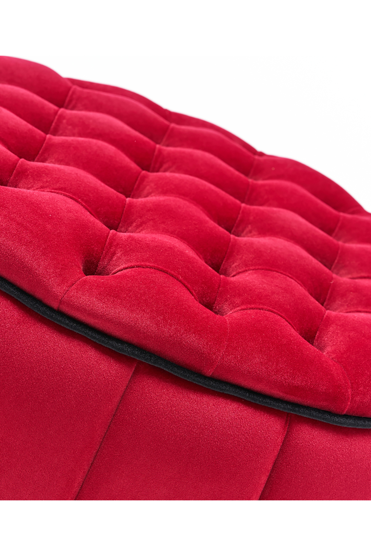 Favora Jasmin Puf - Kırmızı