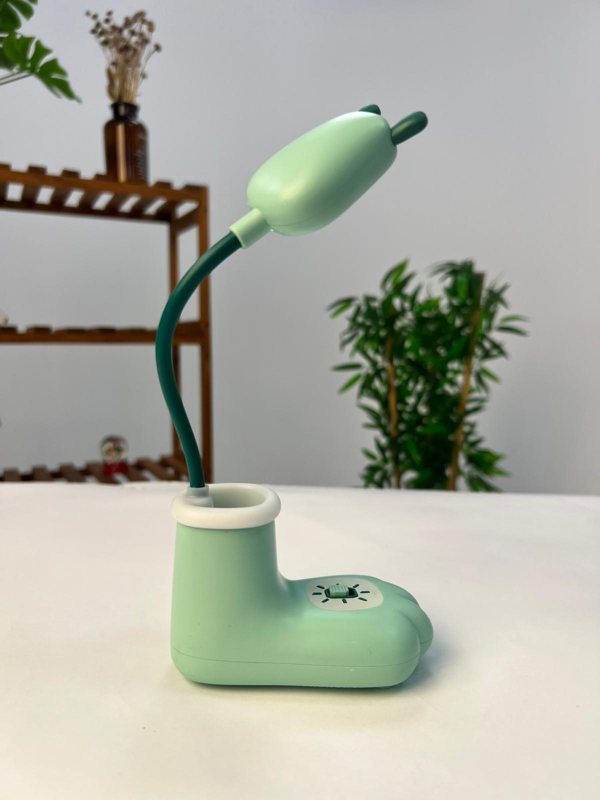 Favora Kedi Patili Masa Üstü Çocuk Lambası - Turkuaz