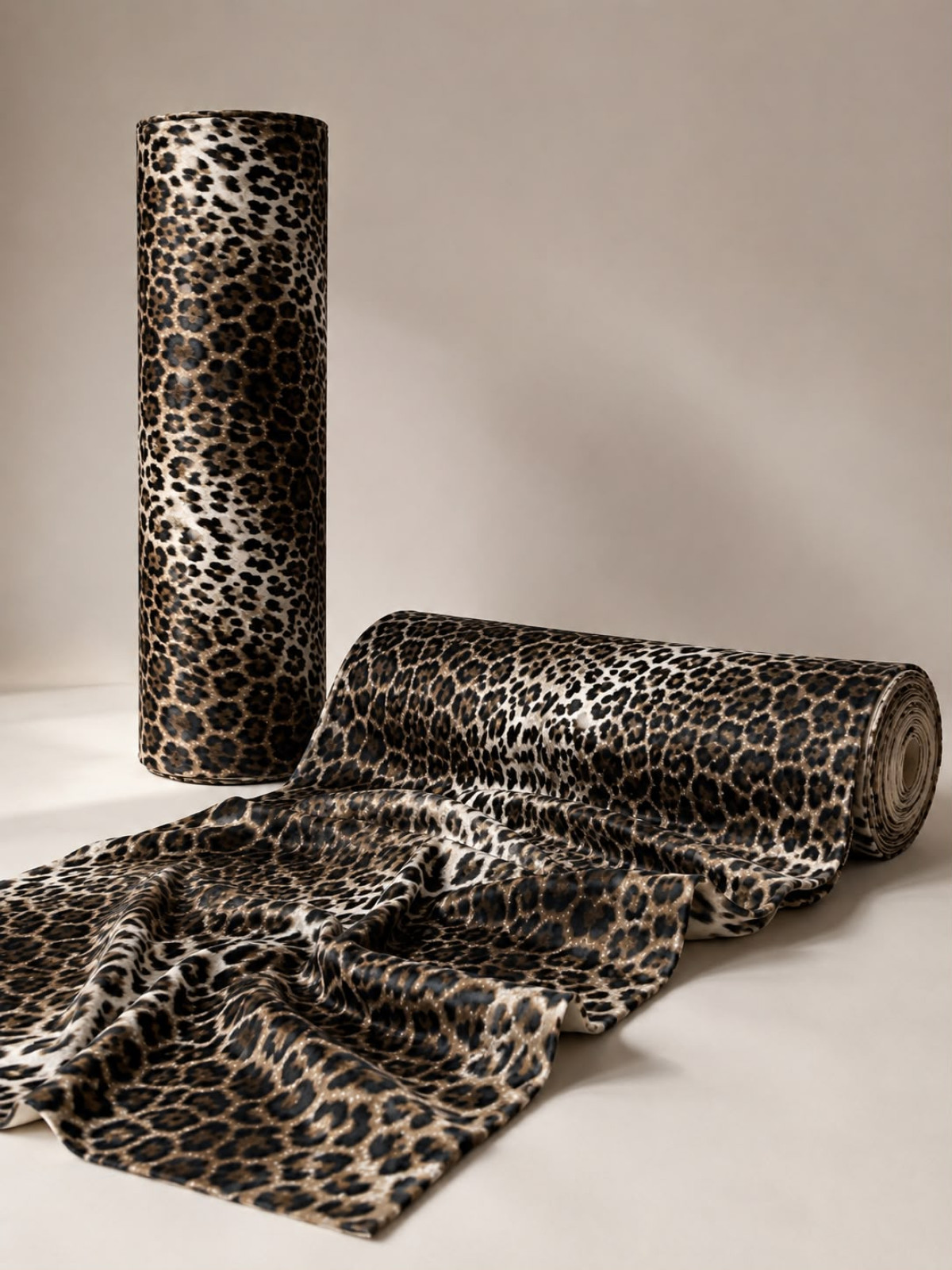 Favora Leopar Desenli Nevresimlik Kumaş 1 Metre