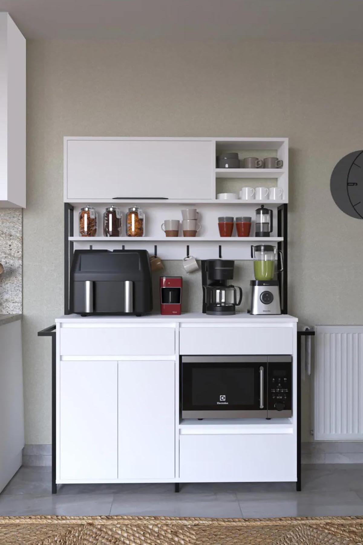 Favora Lilyum Kahve Köşesi - Beyaz