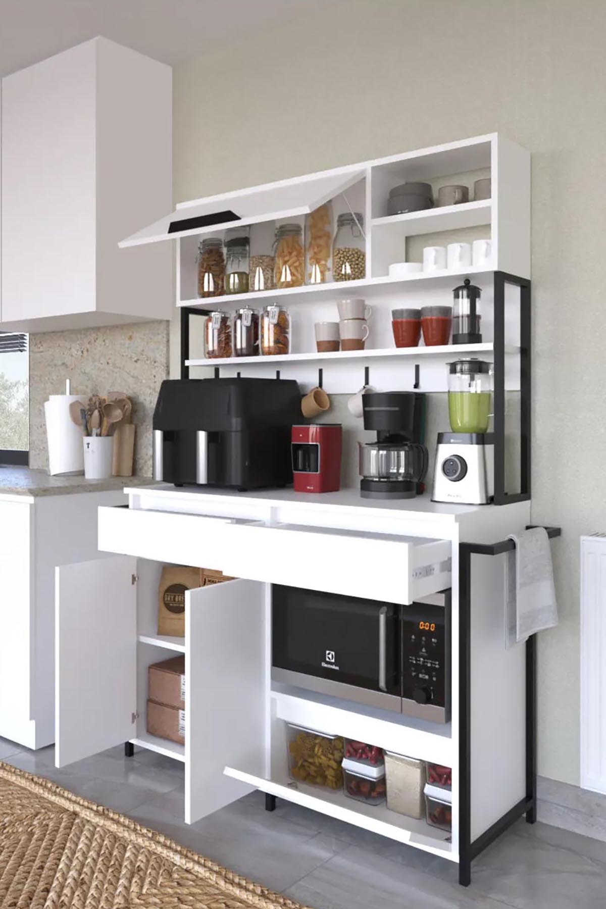 Favora Lilyum Kahve Köşesi - Beyaz