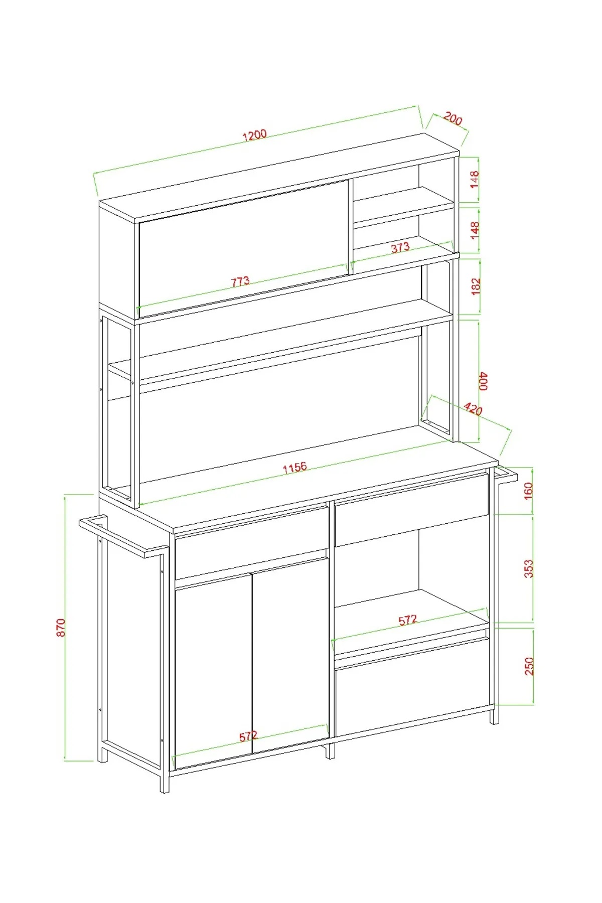 Favora Lilyum Kahve Köşesi - Beyaz