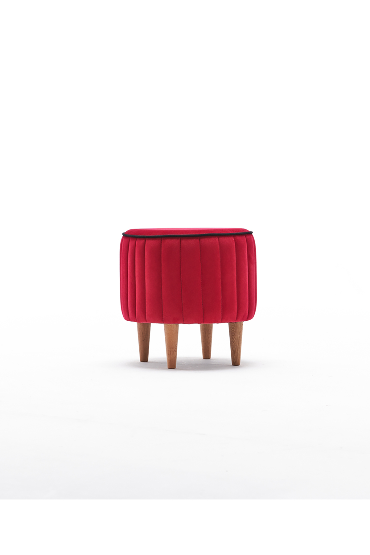 Favora Lindy Puf - Kırmızı