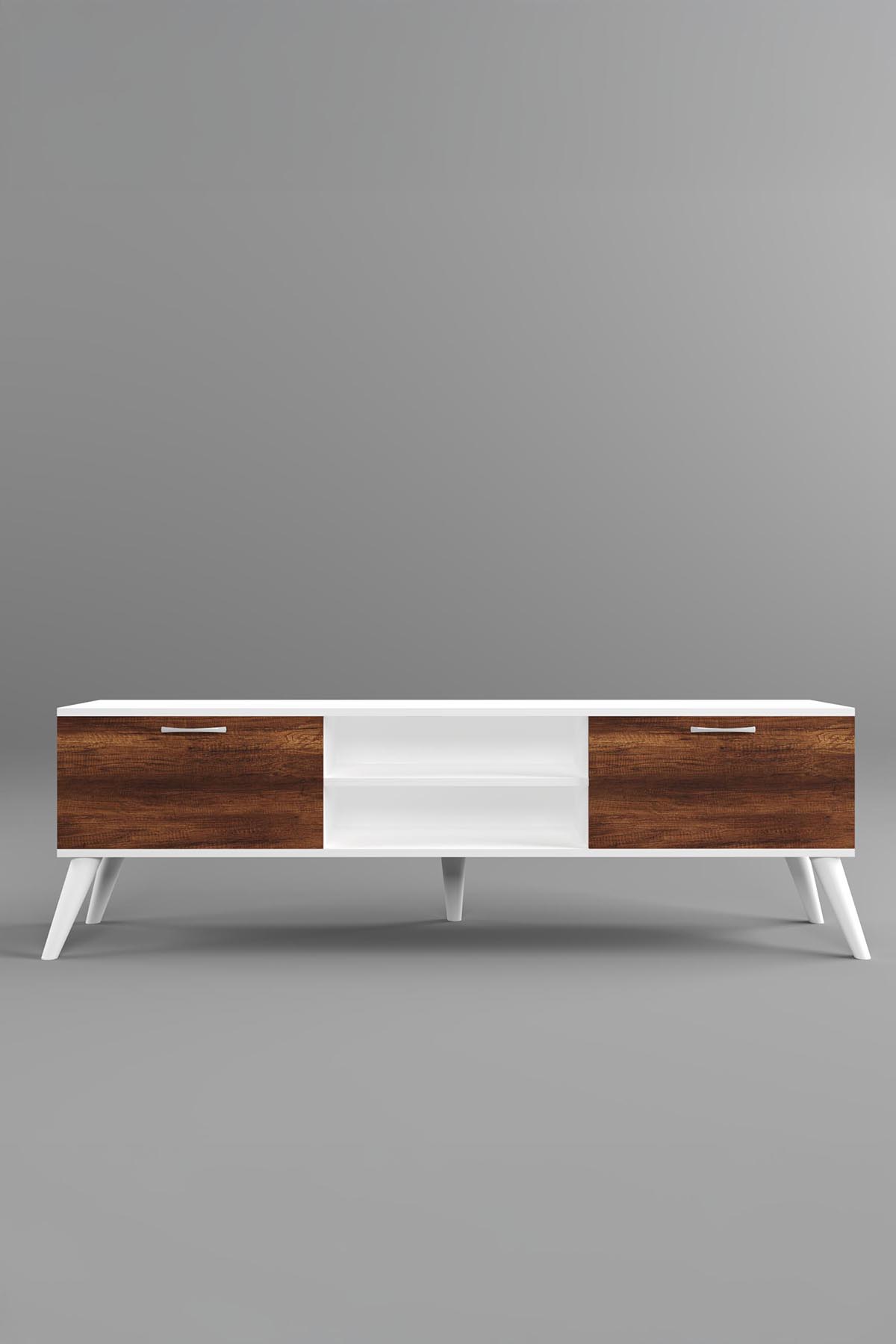 Favora Manolya Dekoratif Tv Sehpası - Beyaz - Barok