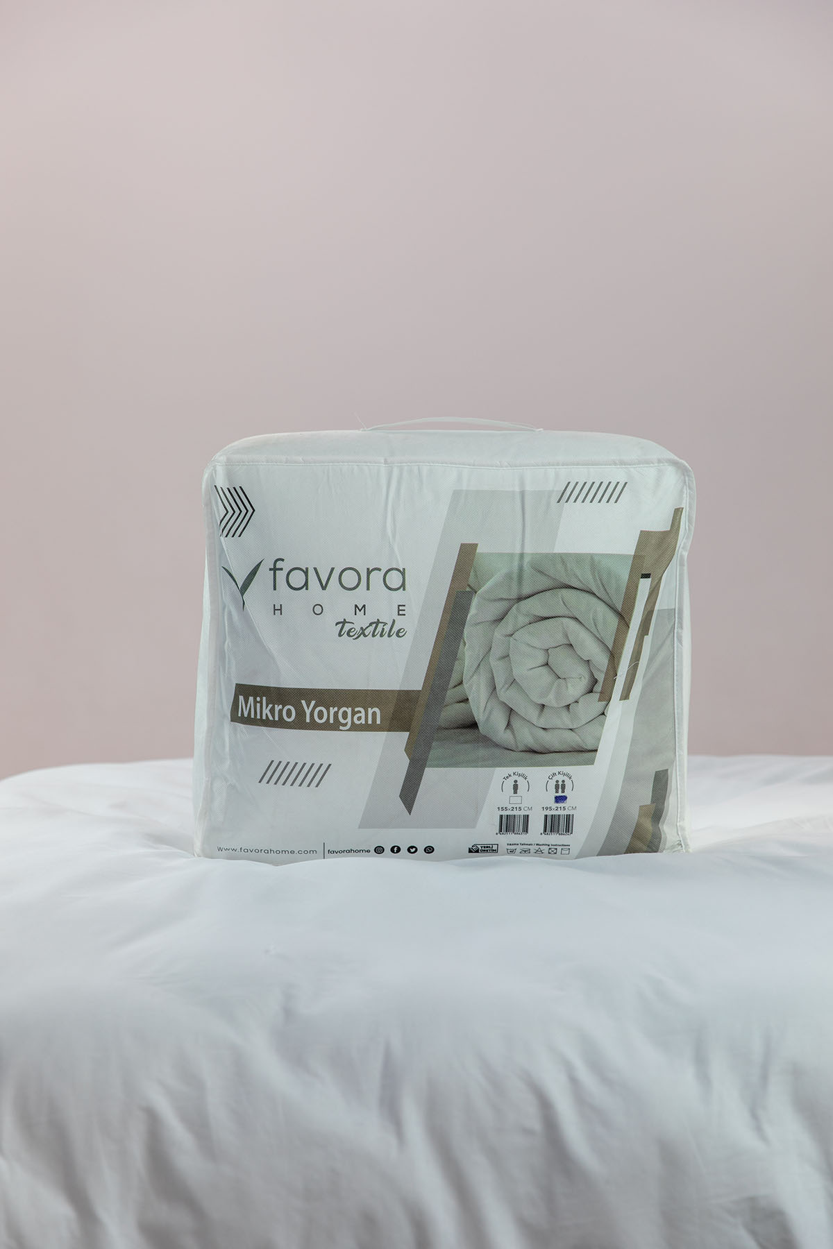 Favora Microfiber Tek Kişilik Yorgan 155x215 Favora Microfiber Tek Kişilik Yorgan 155x215