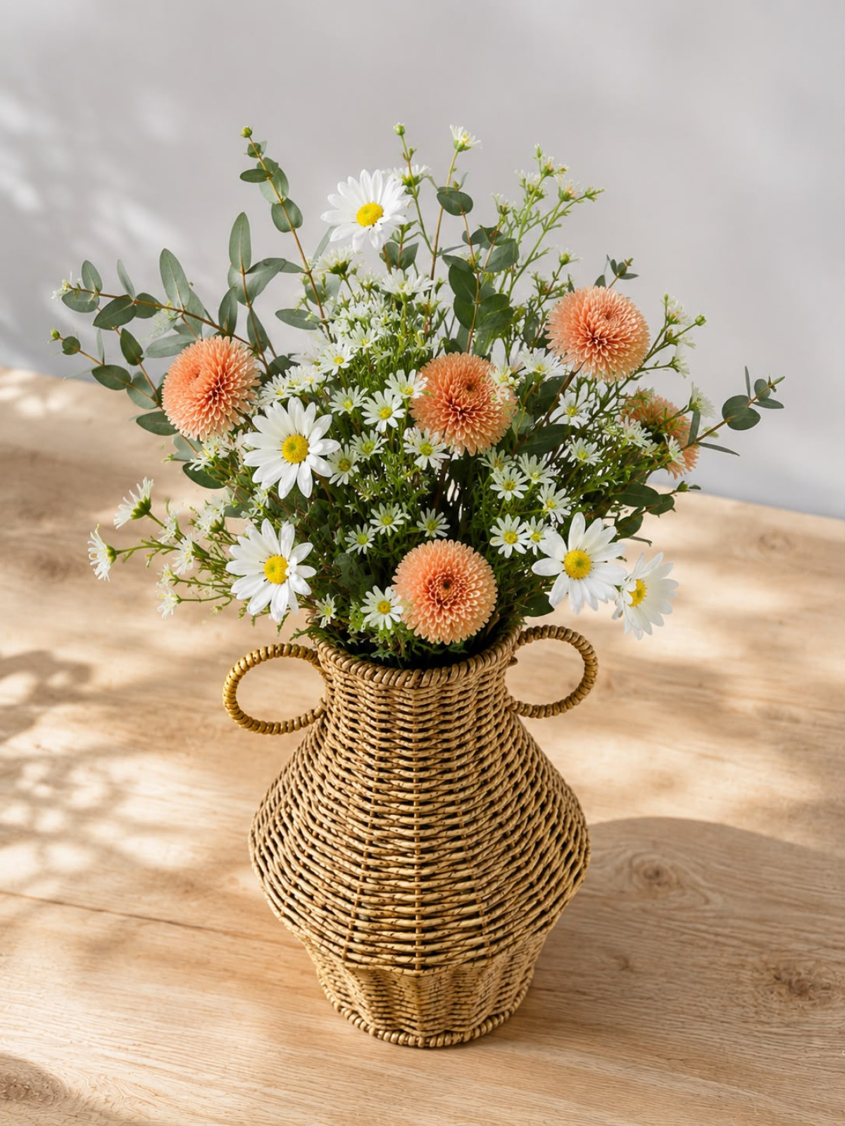 Favora Mona Hasır Vazo 25 cm
