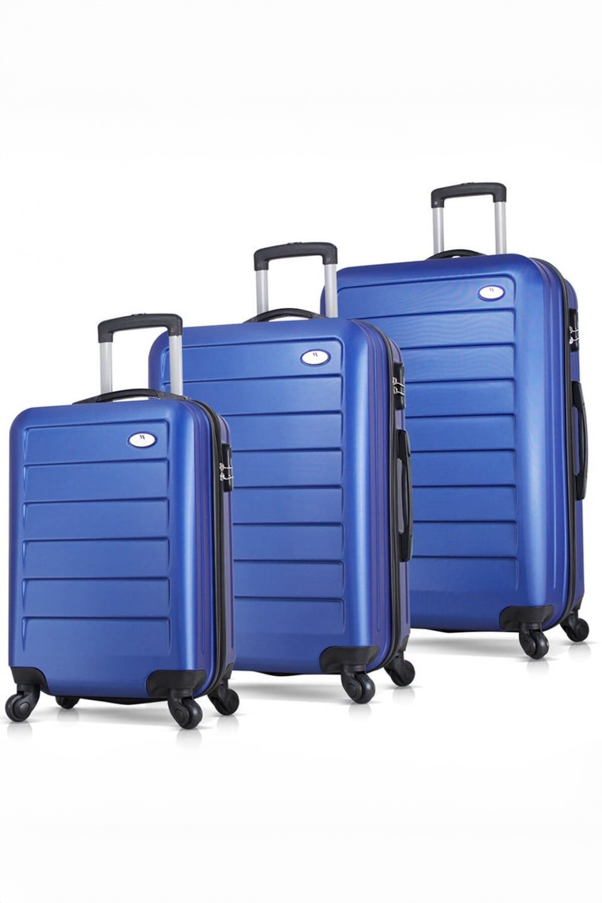 My Valice Ruby Abs 3'lü Valiz Seti - Mavi My Valice Ruby Abs 3'lü Valiz Seti - Mavi