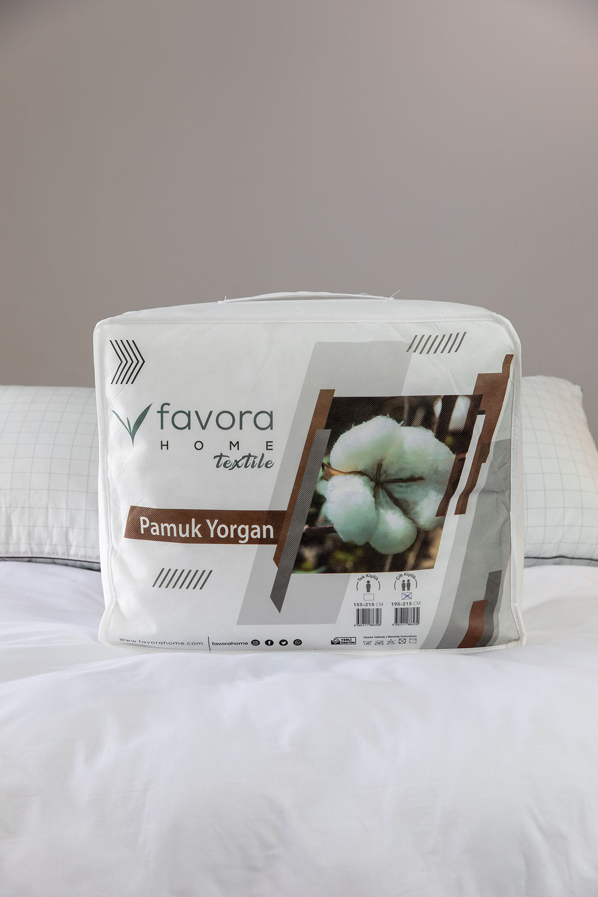 Favora Pamuk Tek Kişilik Yorgan 155x215